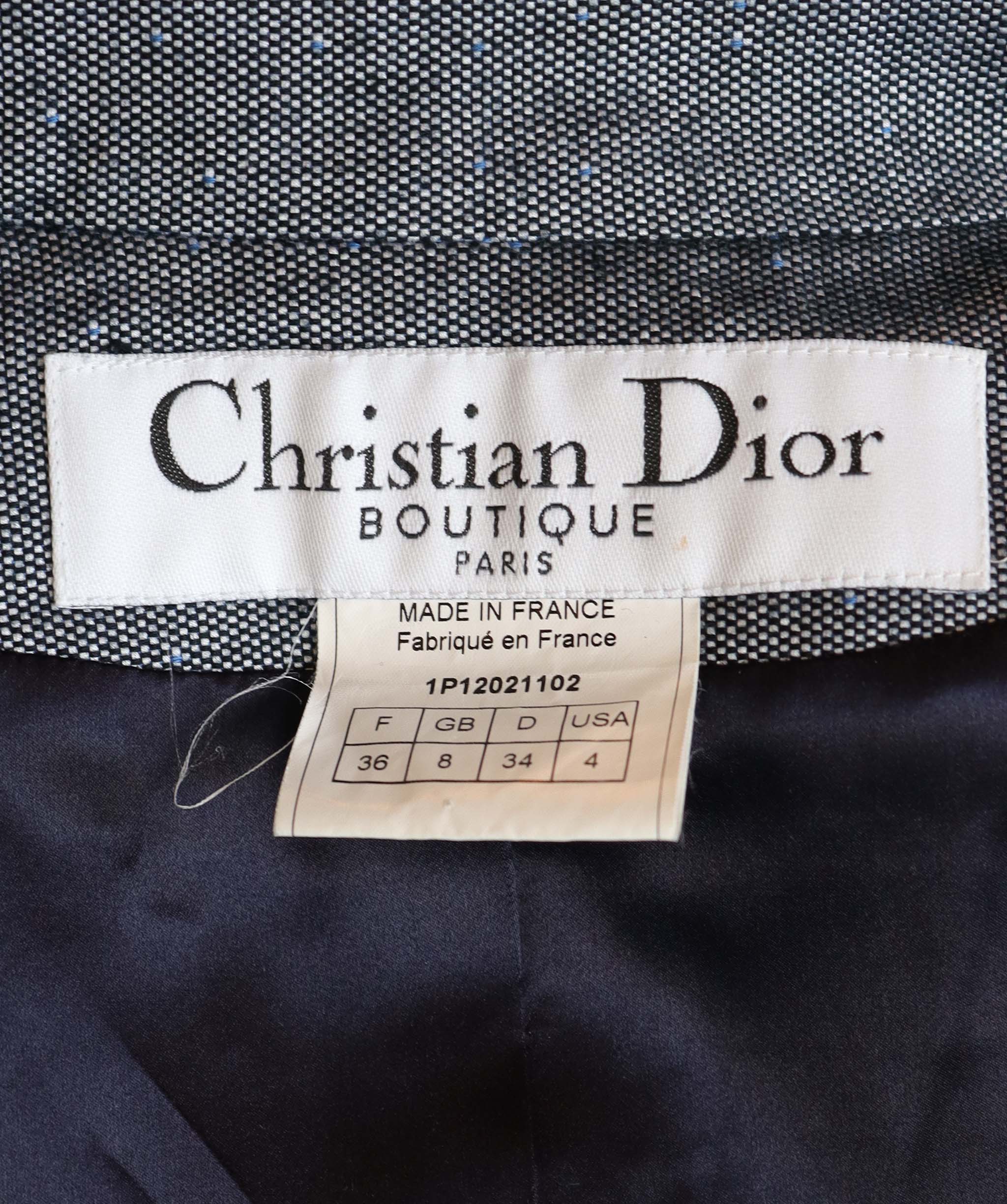 Christian Dior Christian Dior Jean jacket with white details AGC2514