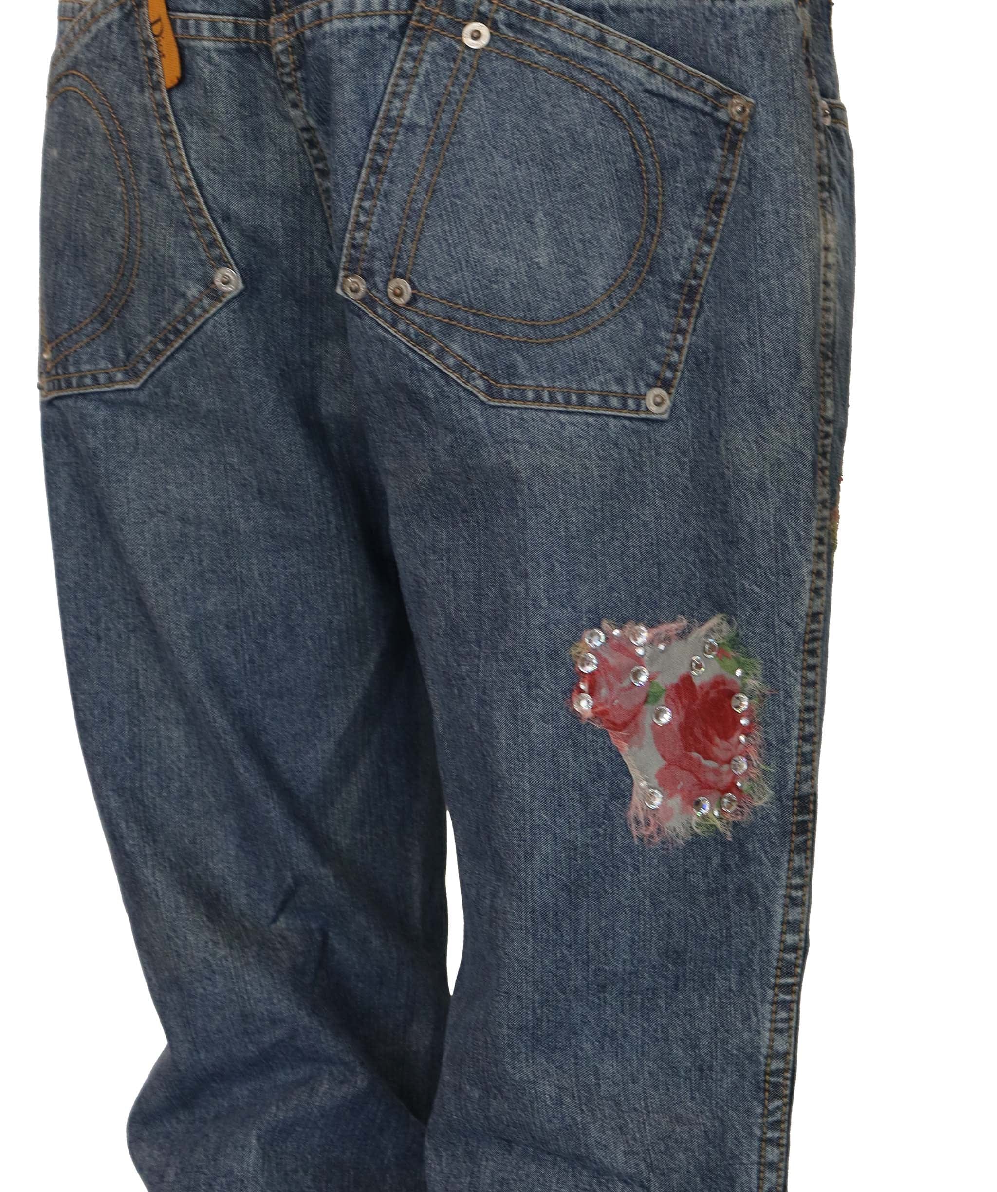 Christian Dior Christian Dior jeans with flowers AGC2599