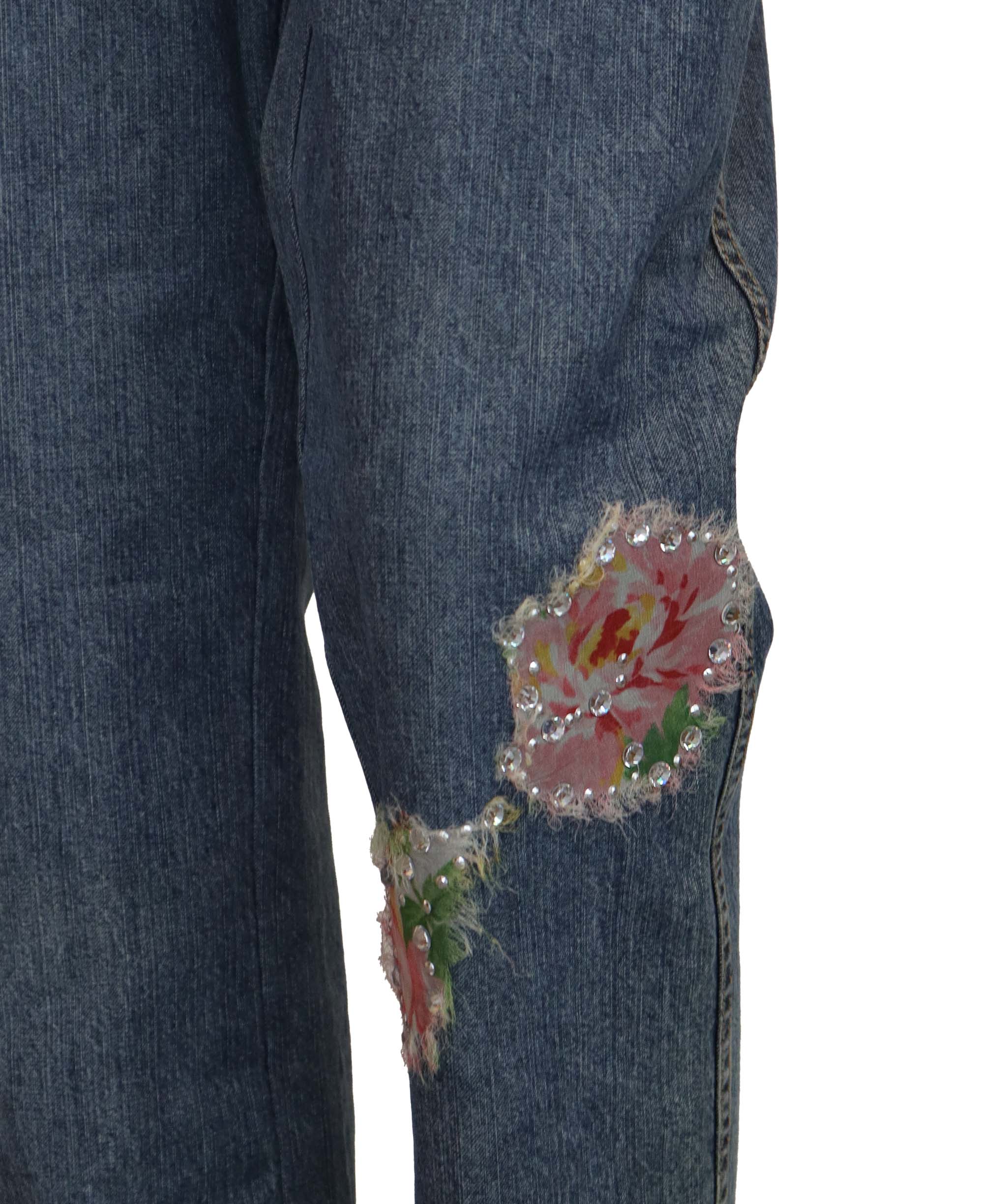Christian Dior Christian Dior jeans with flowers AGC2599