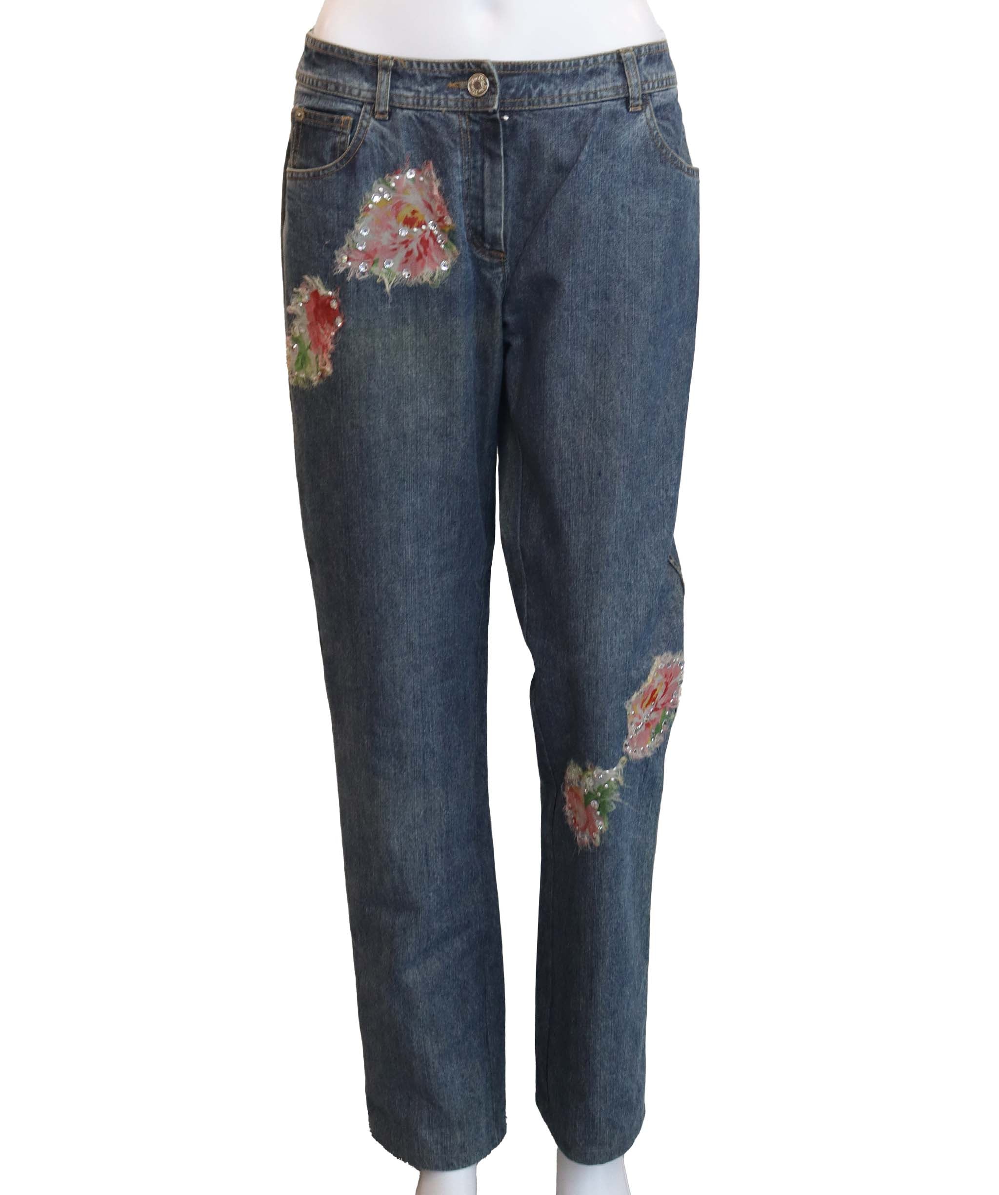 Christian Dior Christian Dior jeans with flowers AGC2599