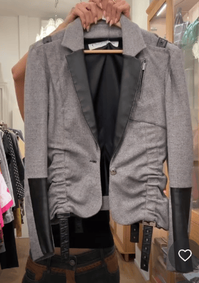 CHRISTIAN DIOR CHRISTIAN DIOR Leather tweed jacket AGC3789