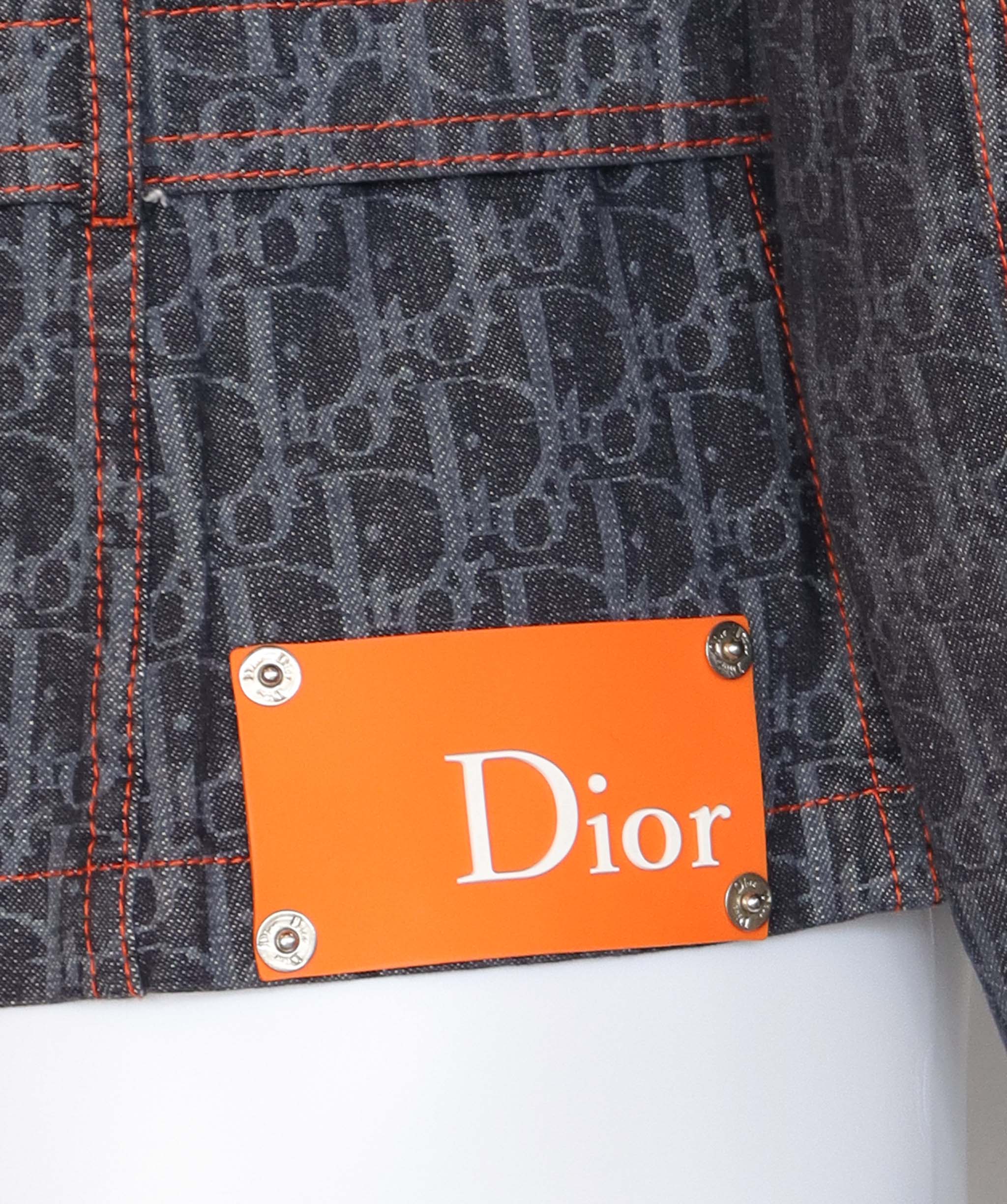 Christian Dior Christian Dior oblique jean jacket AGC2505