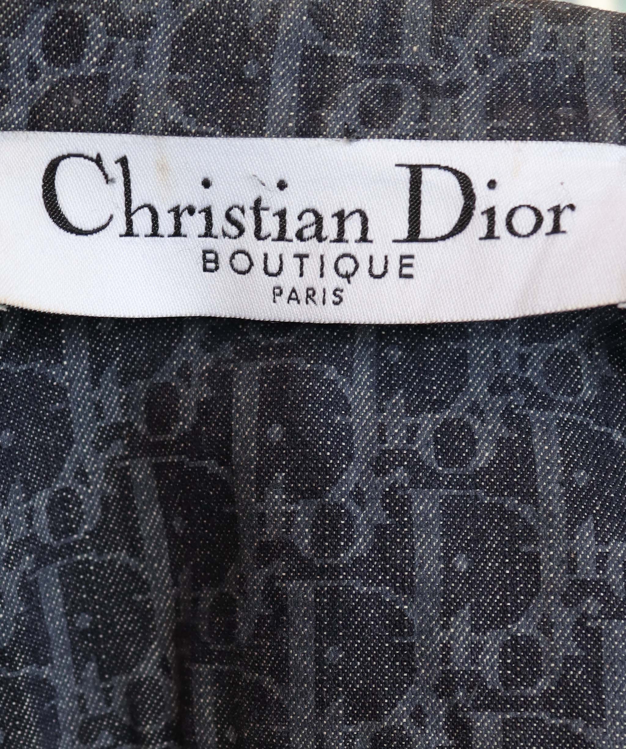 Christian Dior Christian Dior oblique jean jacket AGC2505