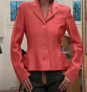 CHRISTIAN DIOR CHRISTIAN DIOR Pink rafia bar jacket AGC3784