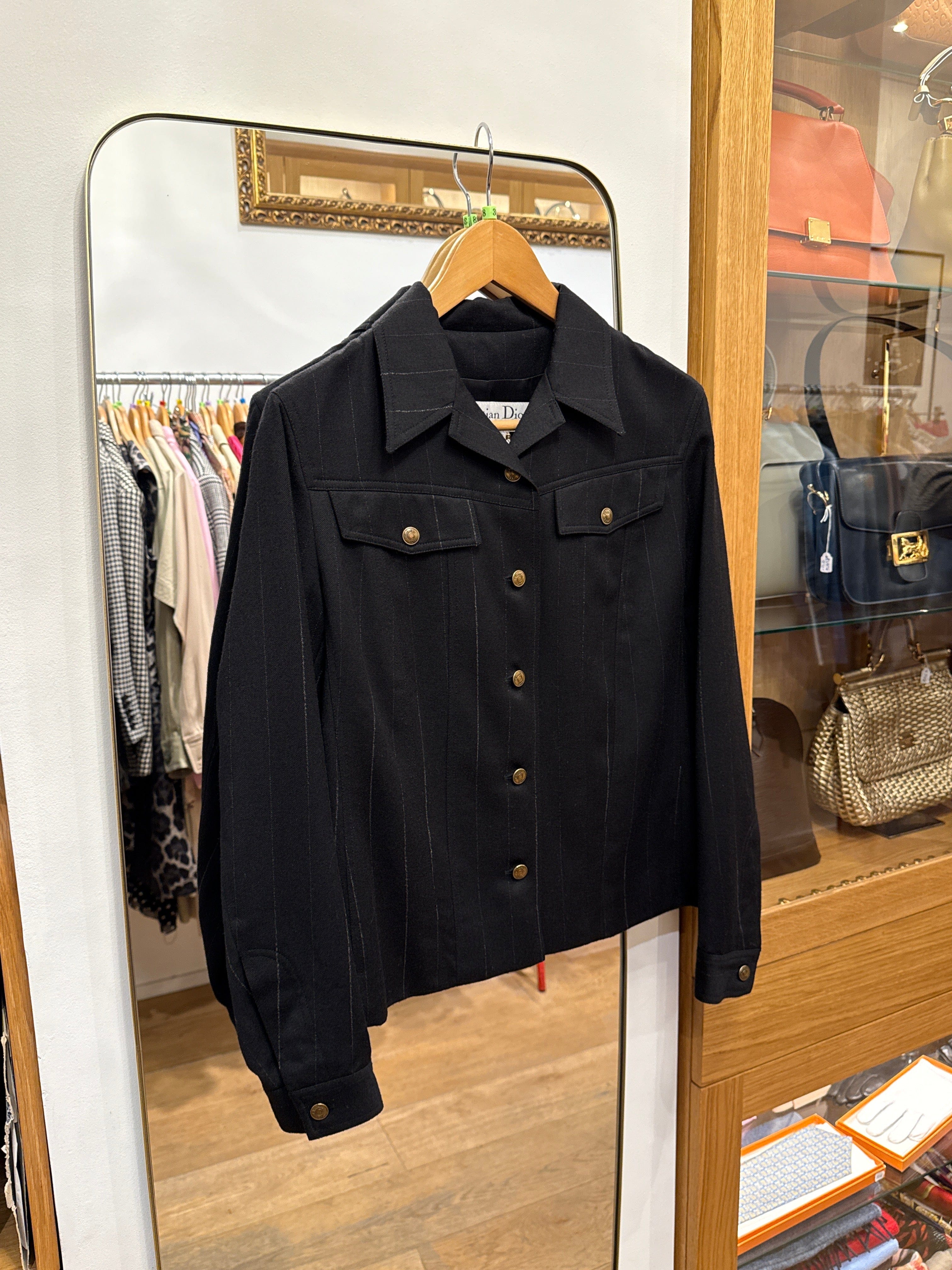 Christian Dior Christian Dior Pinstripe wool jacket AGC3061