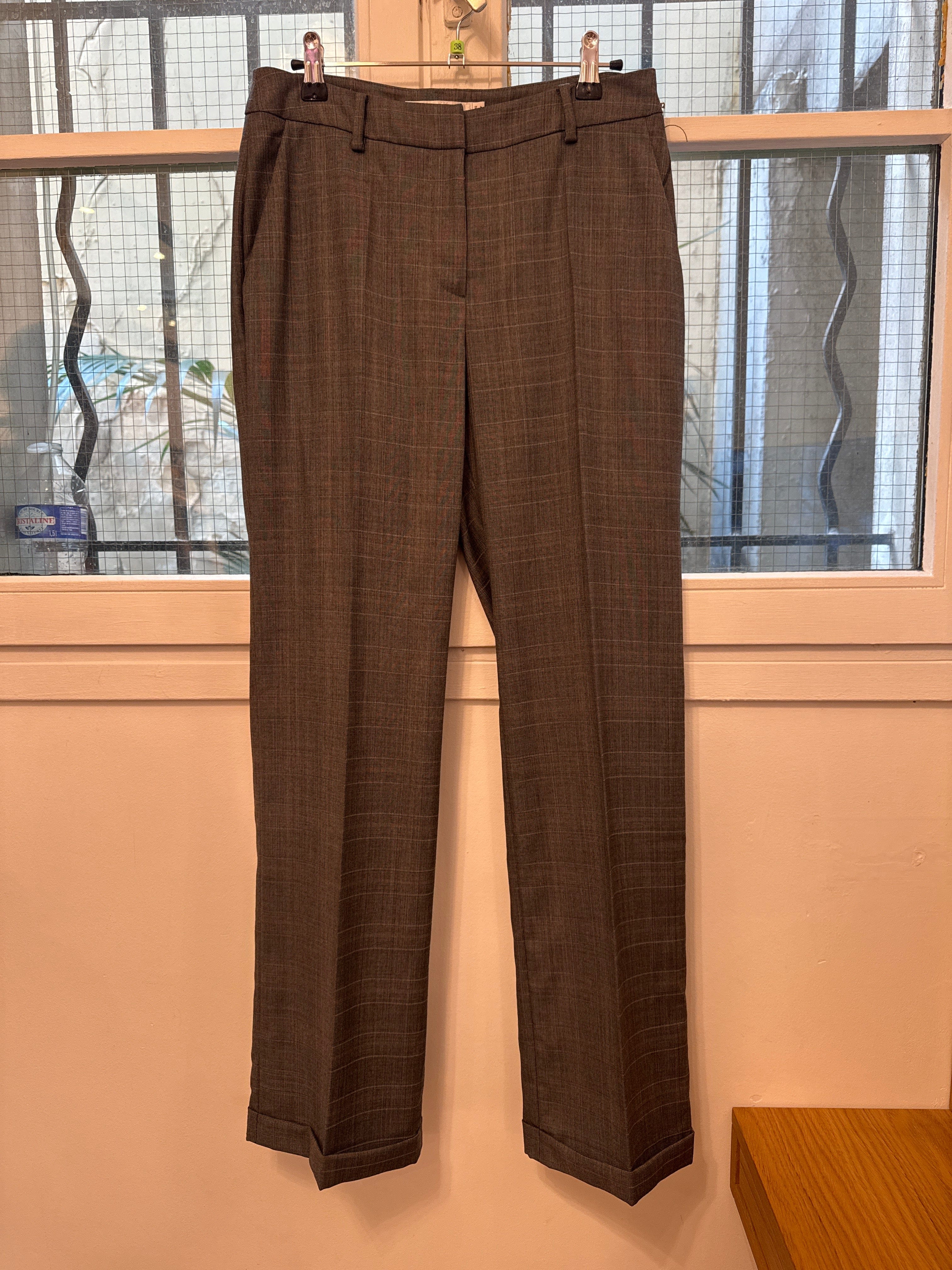 Christian Dior Christian Dior prince of walles check trousers AGC2615
