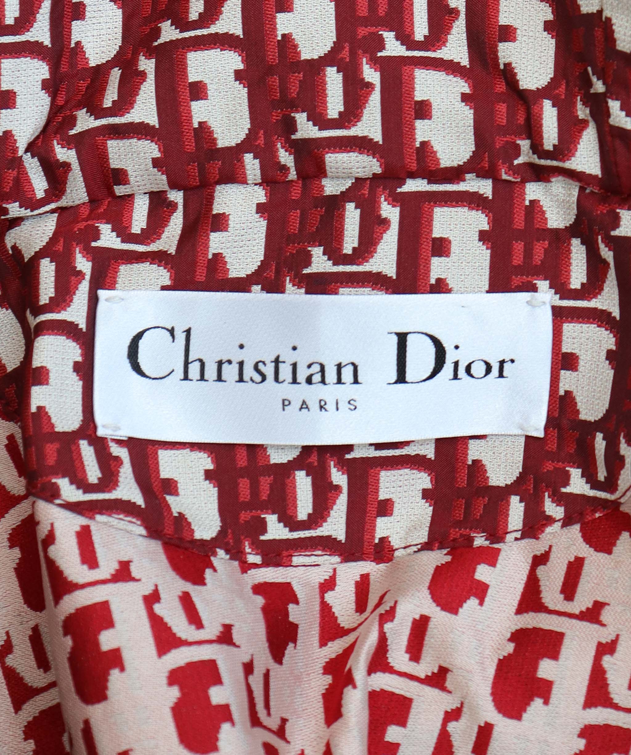 Christian Dior Christian Dior red oblique hoodie AGC2503