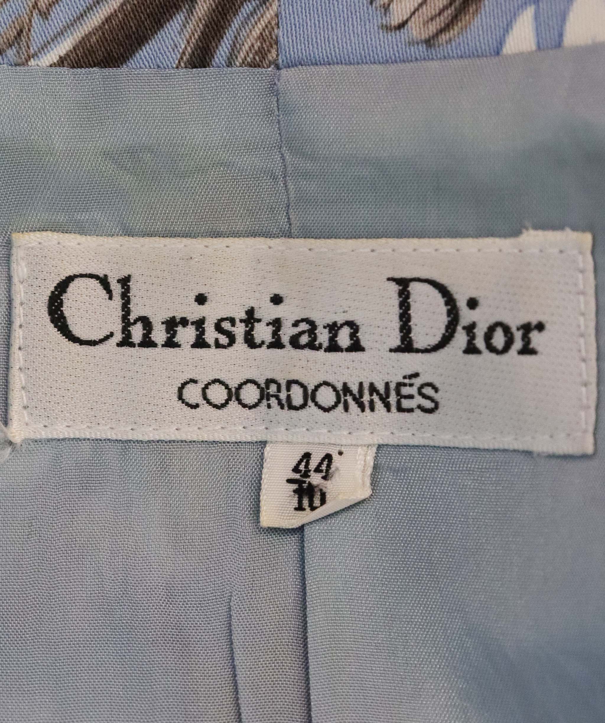 Christian Dior CHRISTIAN DIOR Short sleeves printed jacket AGC2957
