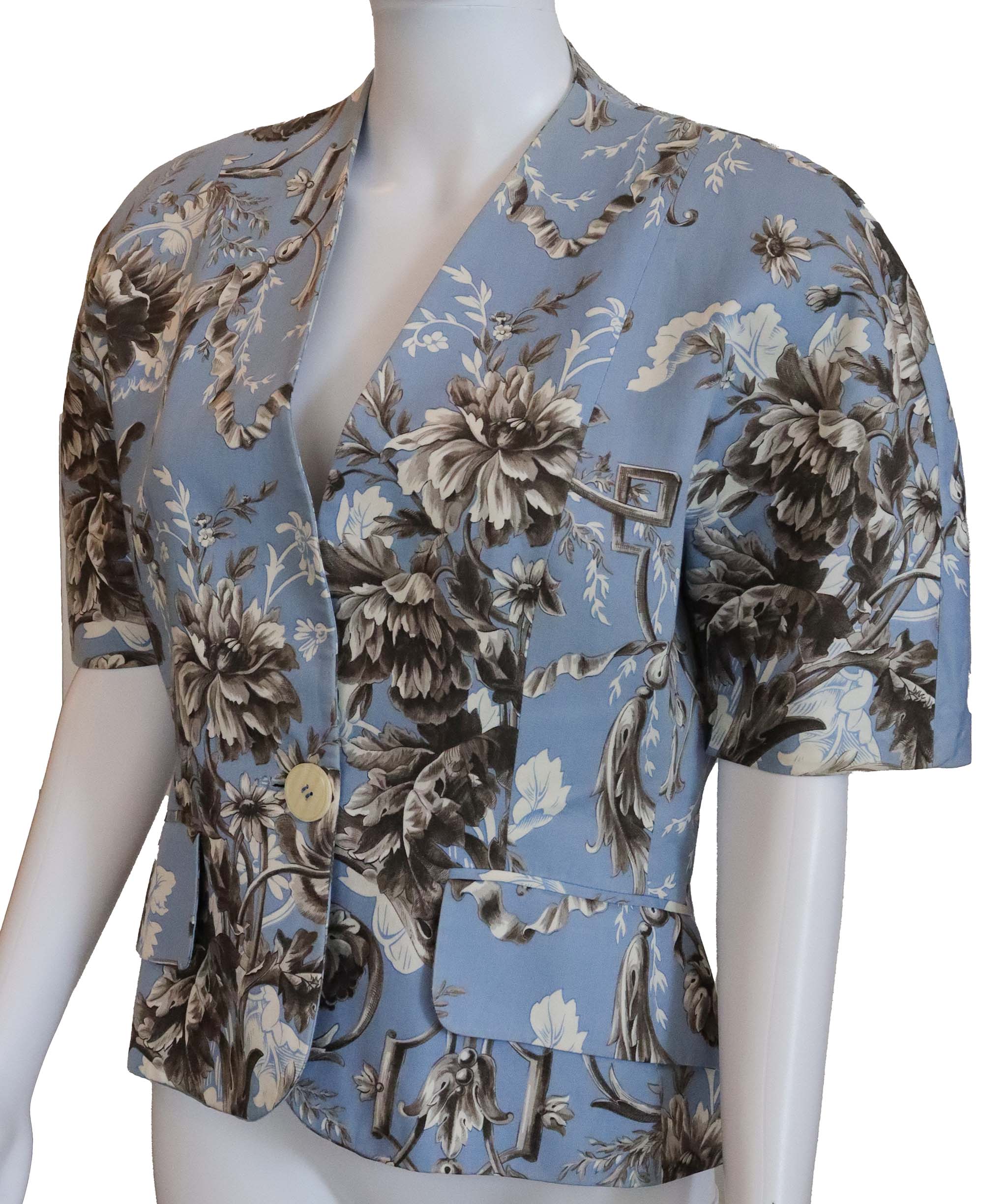 Christian Dior CHRISTIAN DIOR Short sleeves printed jacket AGC2957