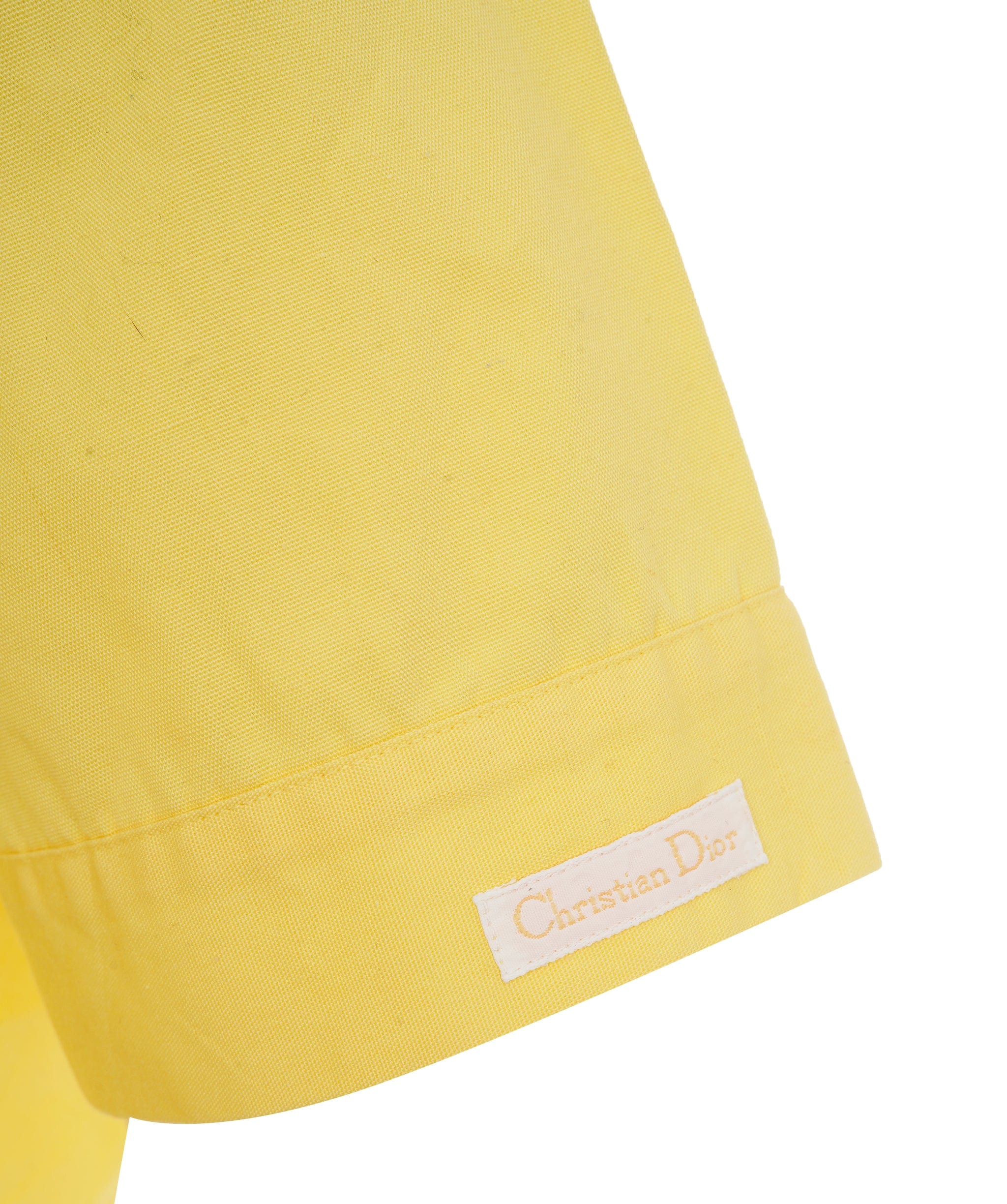Christian Dior Christian Dior Vintage Yellow Shirt ALC2705