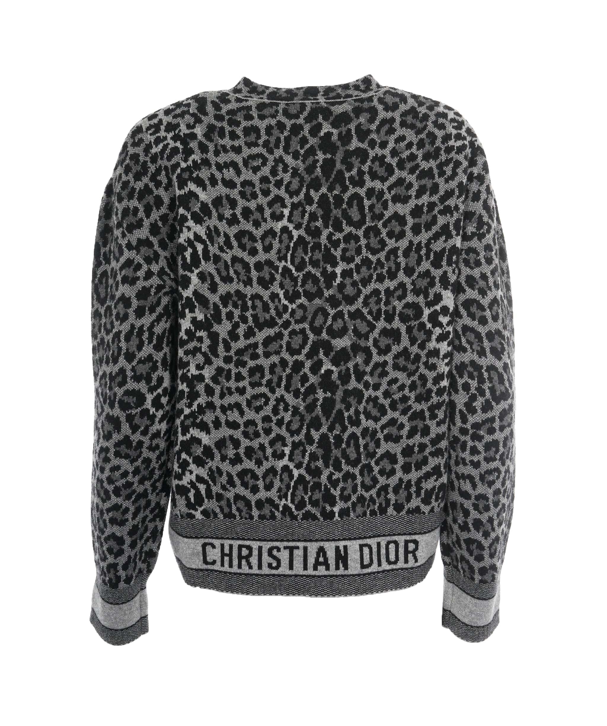 Christian Dior Dior Leopard Print Logo Sweater  ALC1412