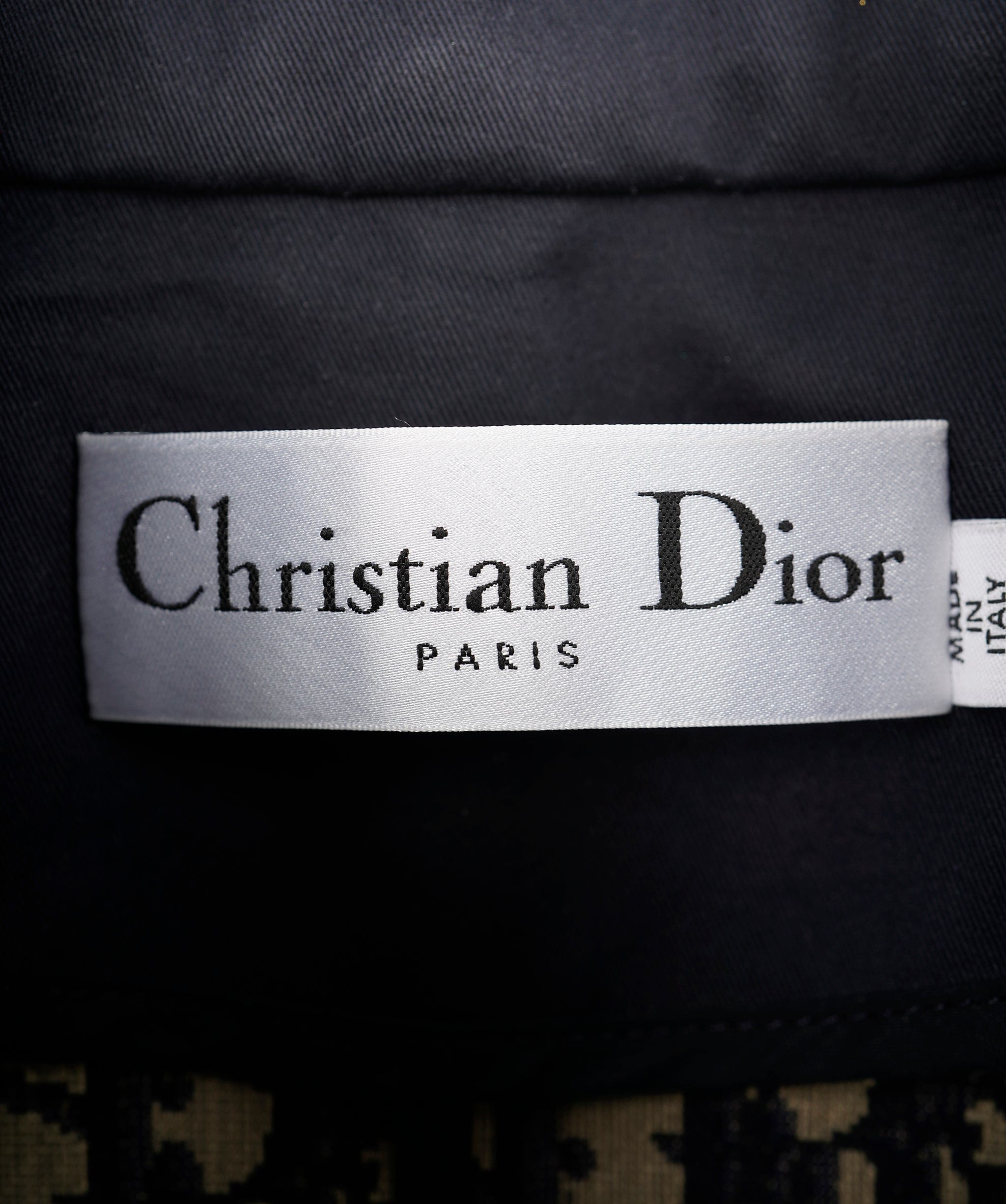 Christian Dior Dior Oblique Navy Trench Coat  ALL0575