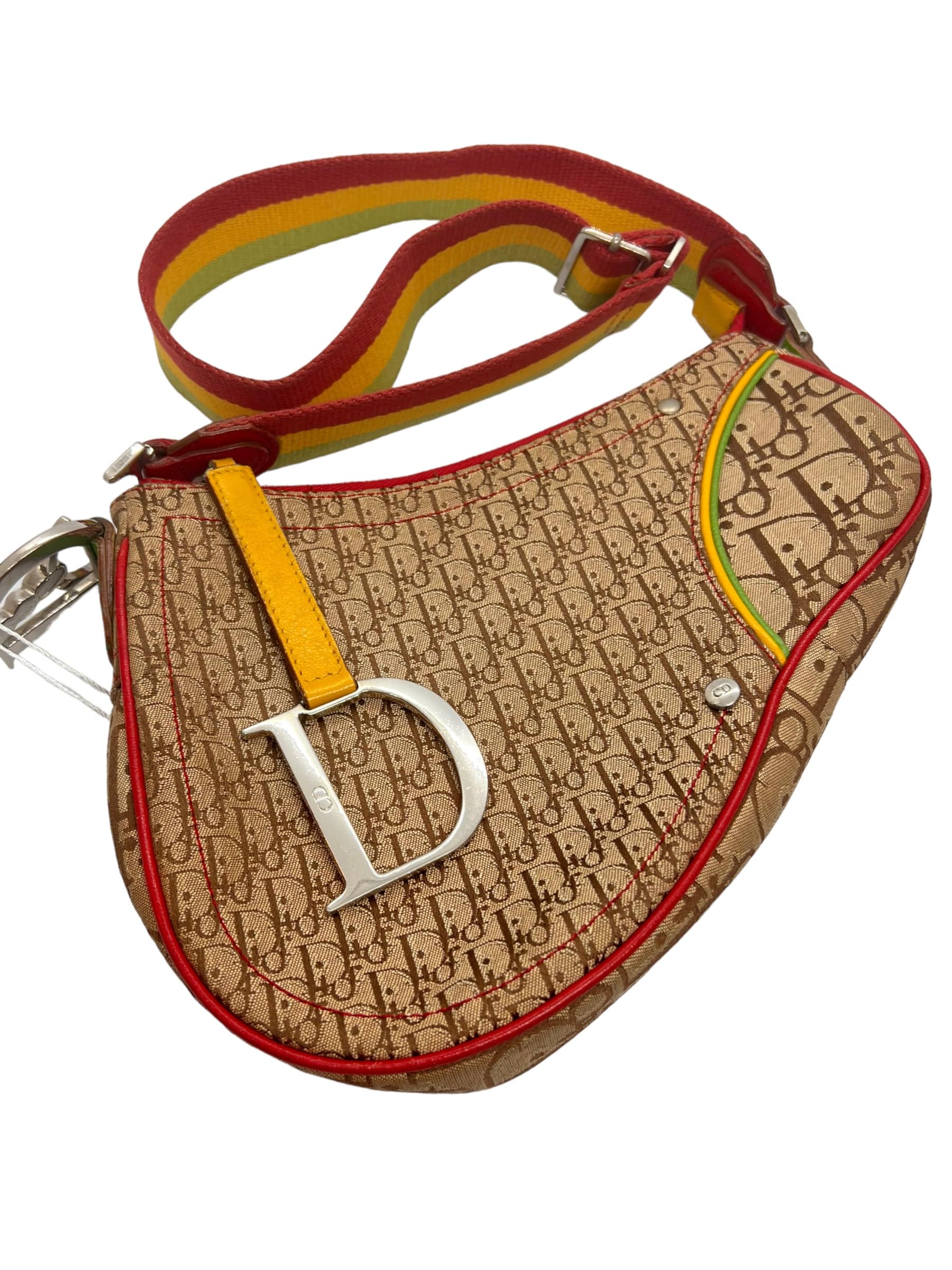 Christian Dior Dior Rasta Saddle Shoulder Bag ASL10892