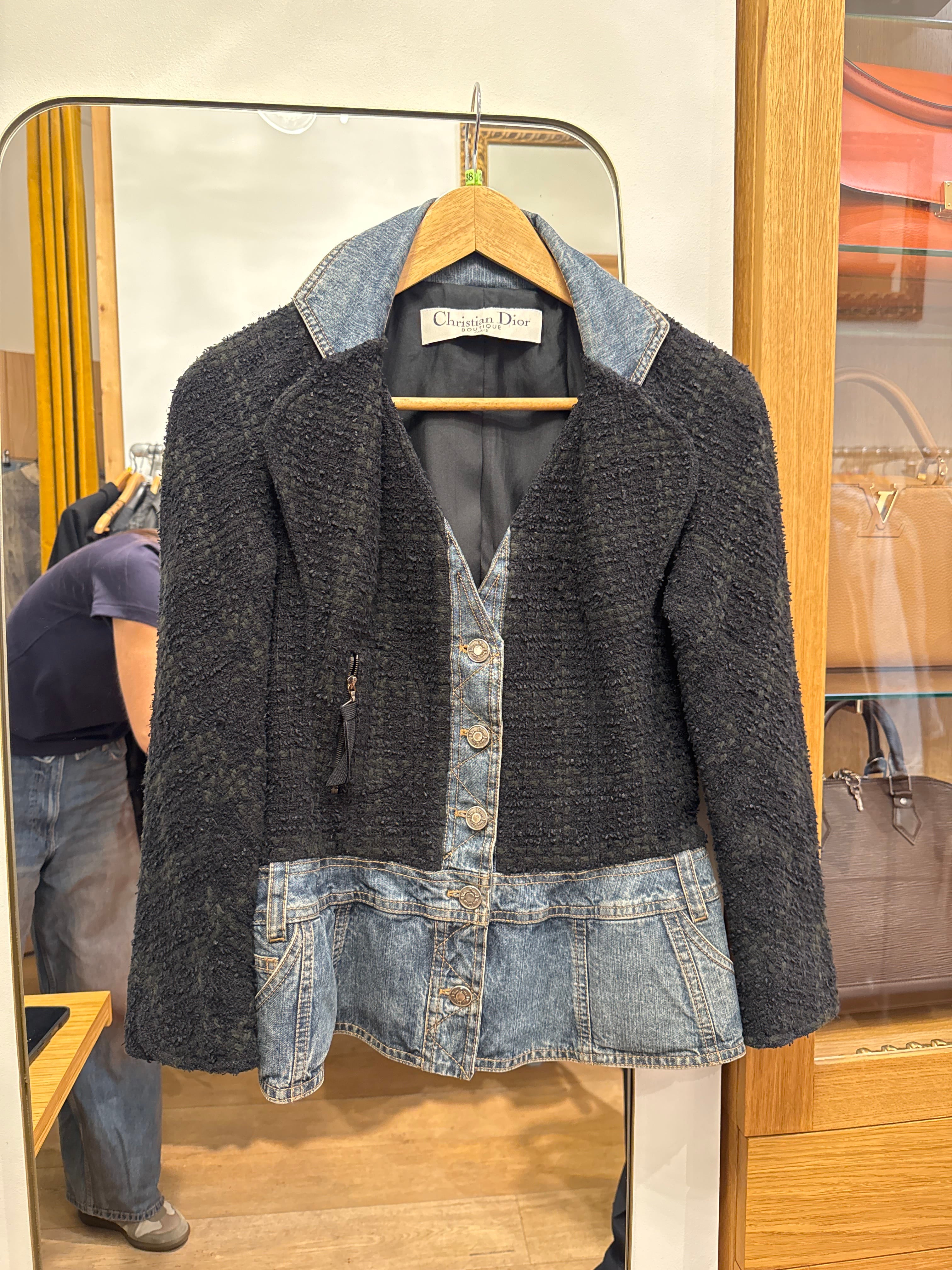 Christian Dior JEAN AND TWEED BAR JACKET AGC3303