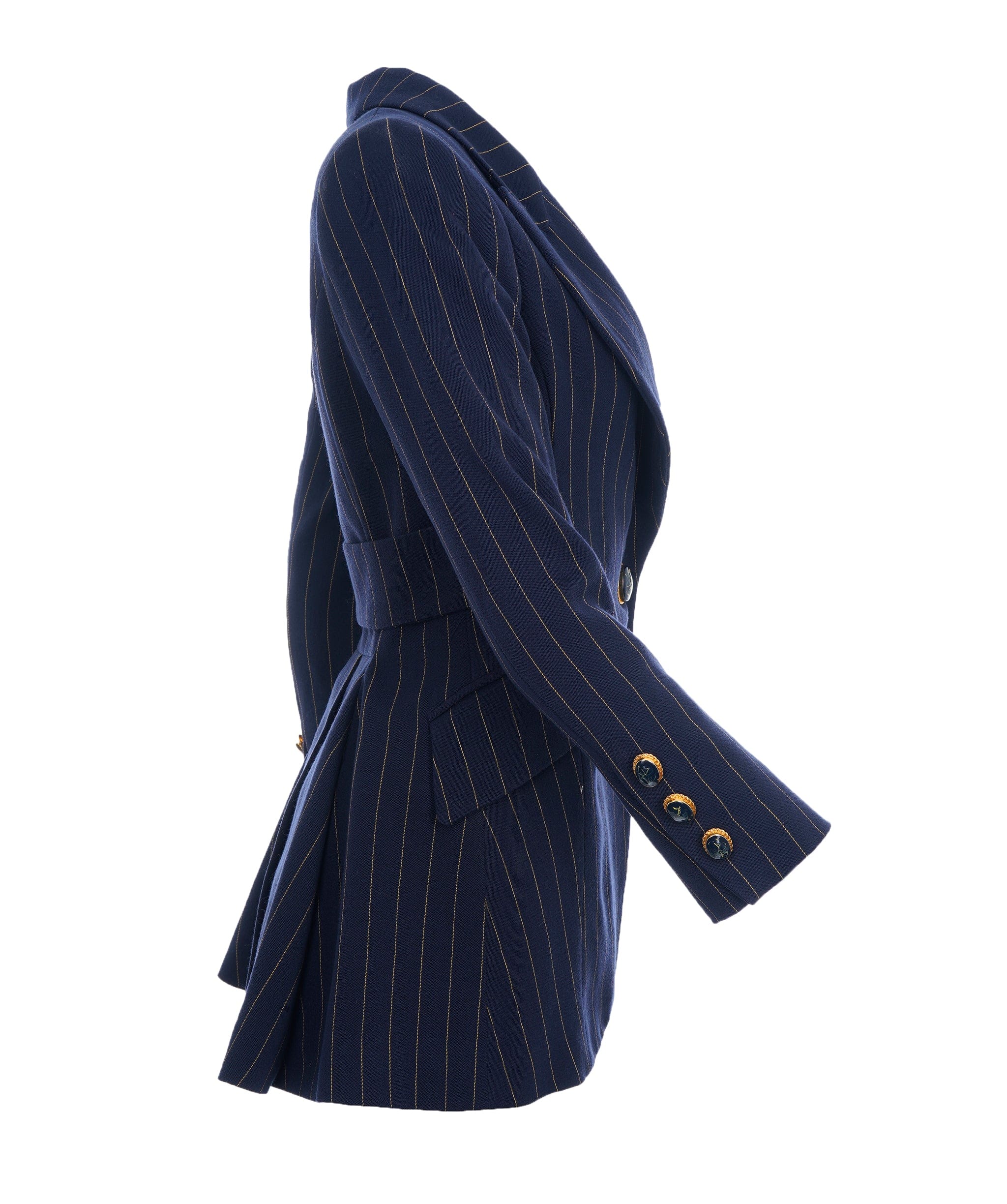Christian Dior Vintage Christian Dior Pinstriped Sinlge Breasteed Blazer ALC2685