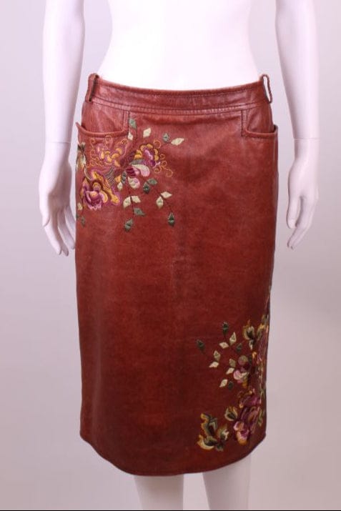 Christian Dior Christian Dior 2005 Collection Embroidered Brown 14