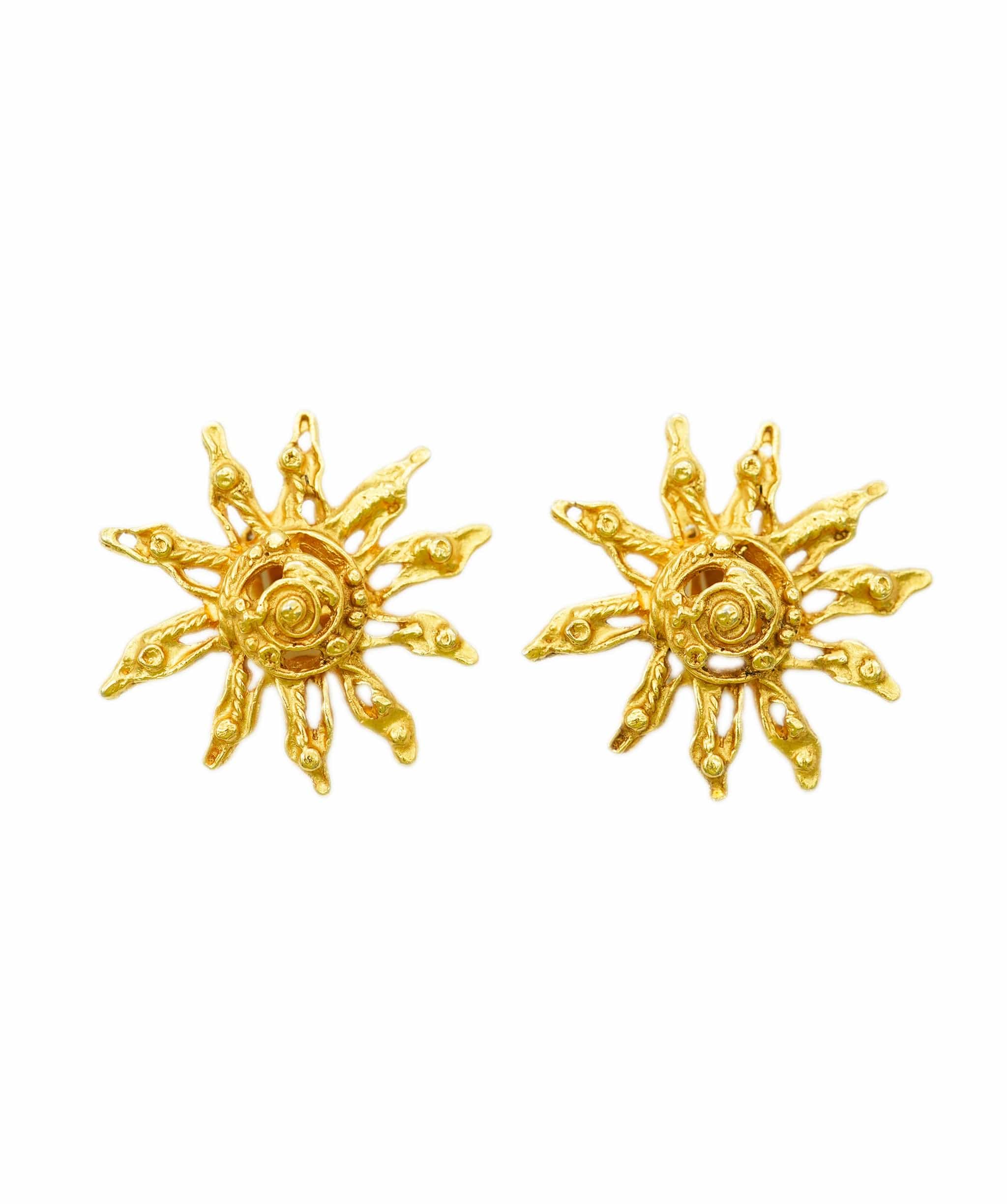 Christian Lacroix Christian Lacroix gold sun like earrings AGC1768