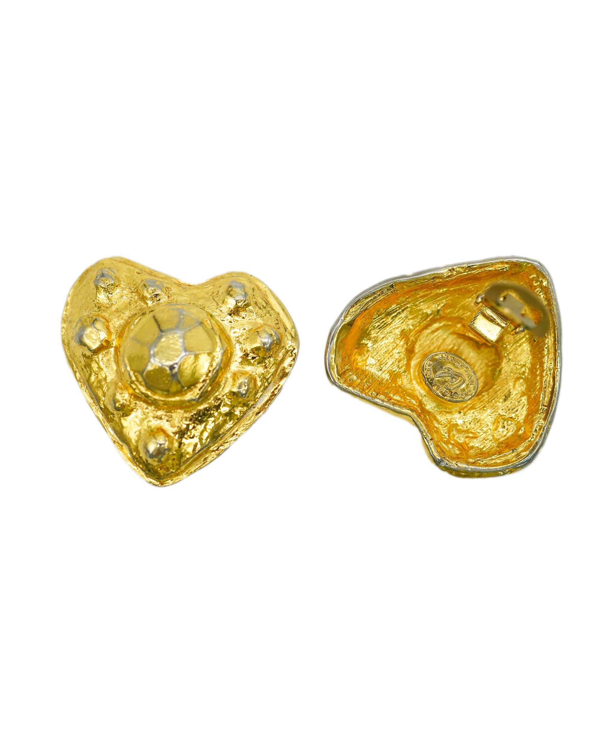 Christian Lacroix Christian Lacroix Studs gold heart earrings AGC1742