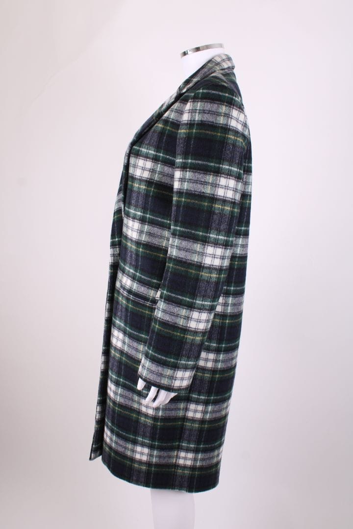 Claudie Pierlot Claudie Pierlot Check Coat Green/ Navy 10