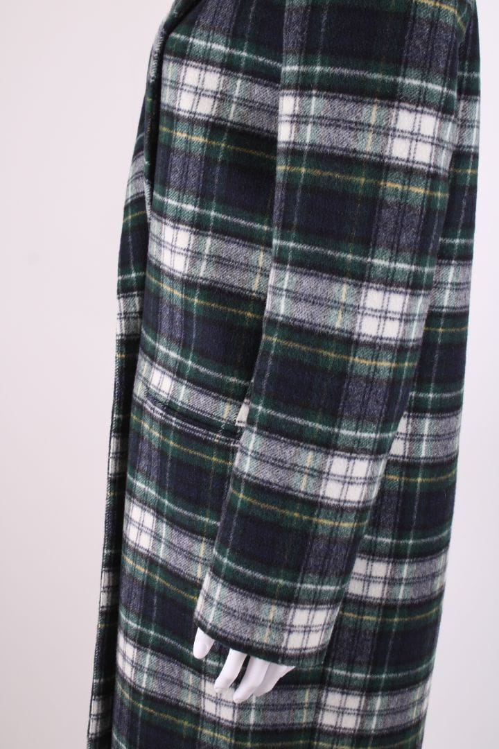 Claudie Pierlot Claudie Pierlot Check Coat Green/ Navy 10