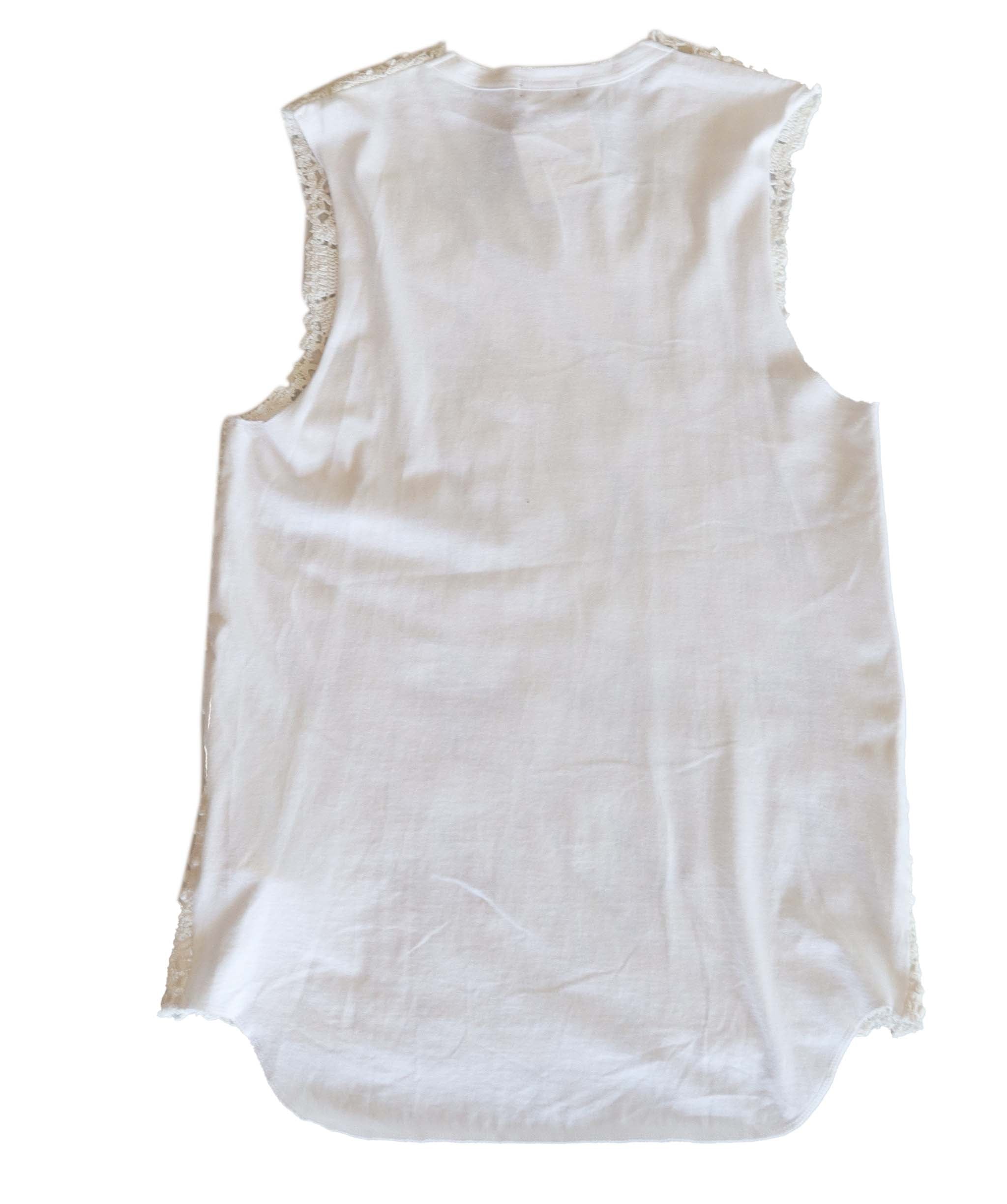 Comme des Garcons Comme des Garcons white Crochet Tank Top - AGC1872