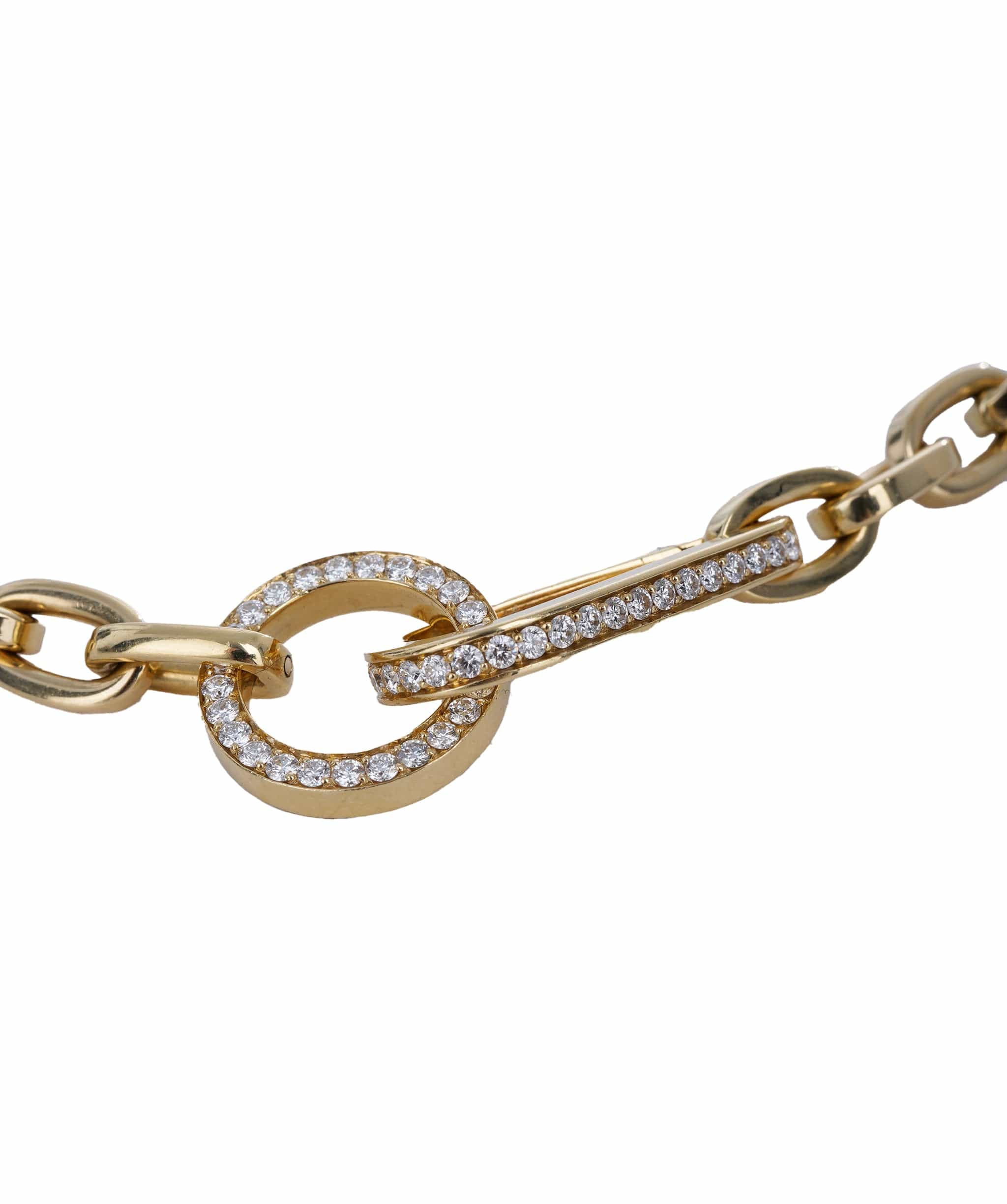 Crivelli Crivelli chain yellow gold with diamonds  ASC5048