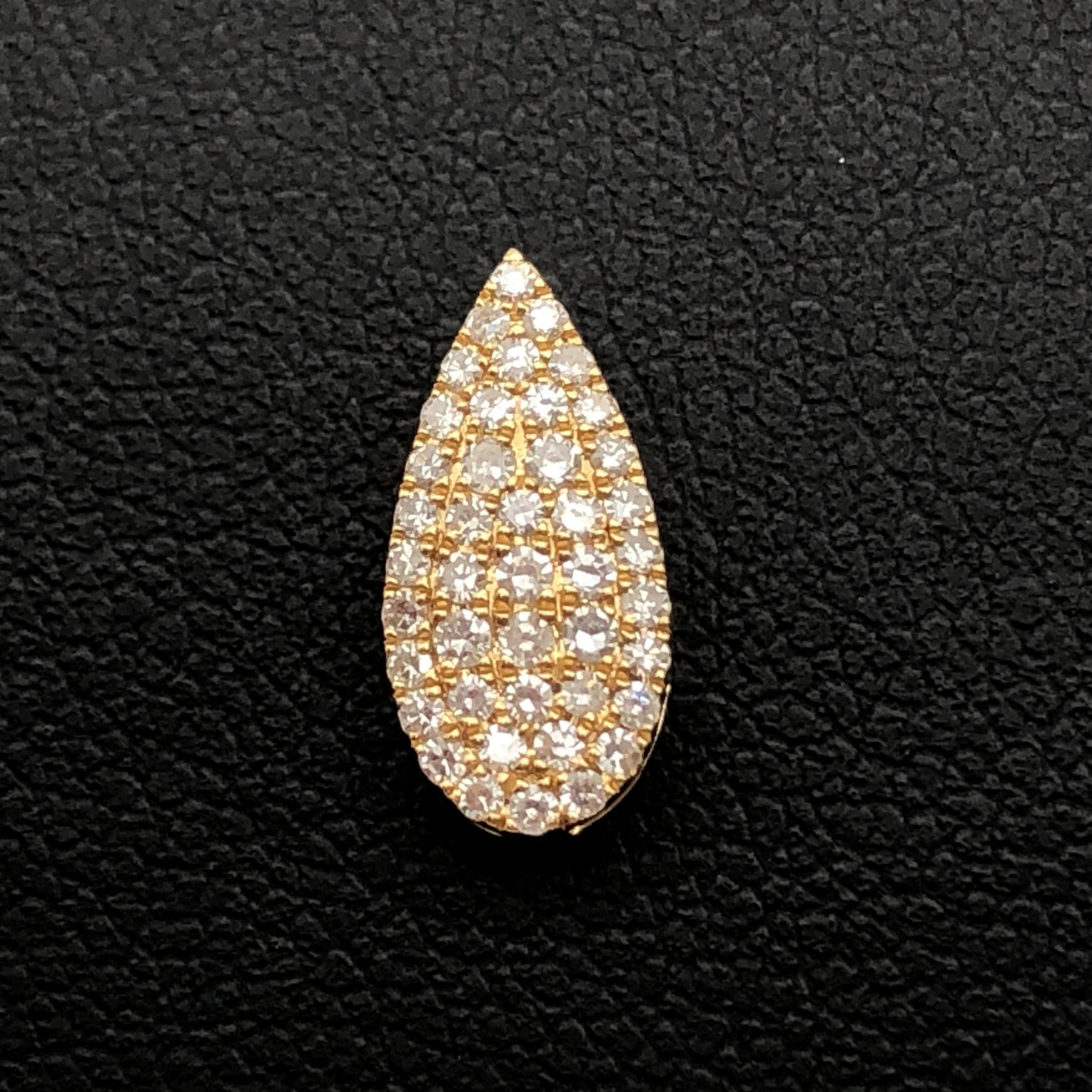 Custom Jewelry Custom Jewelry Diamond Necklace Top, D(0.18ct), 0.6g C355045