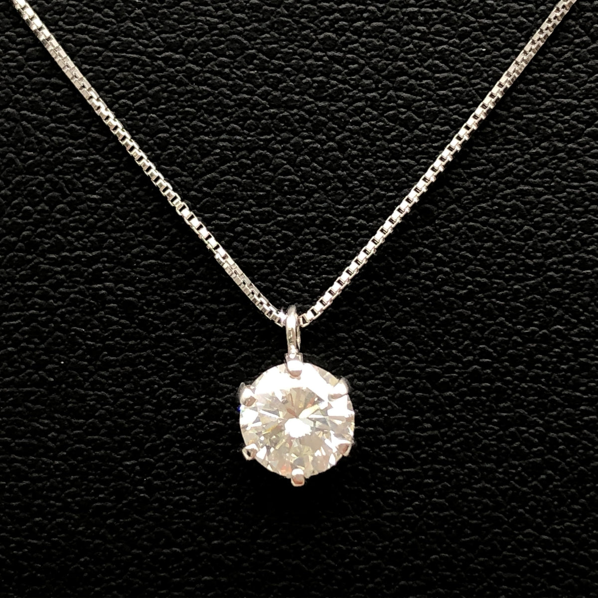 Custom Jewelry Custom Jewelry 1P Diamond Necklace, D(0.501ct), PT900/PT850, 2.0g, 17inch C340088