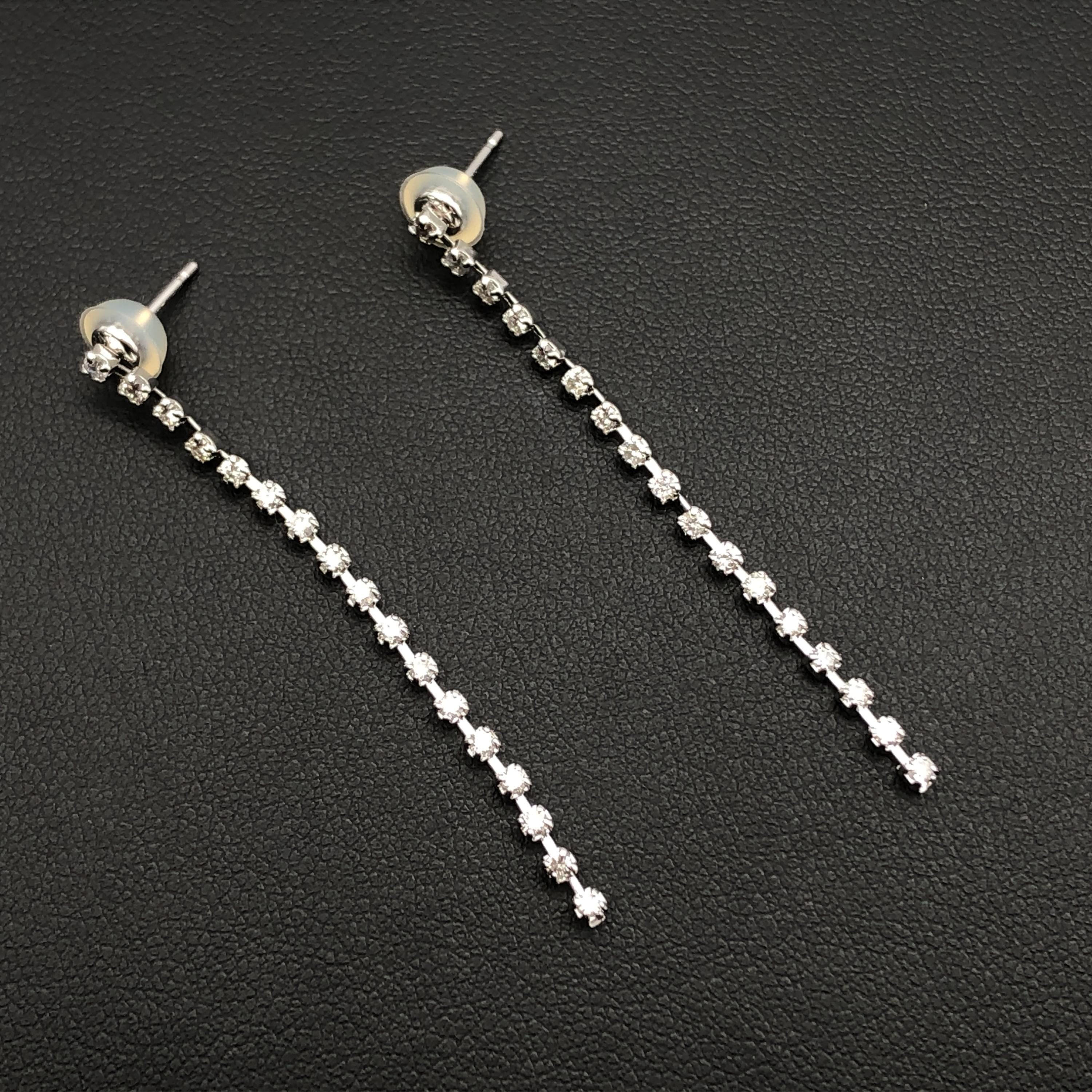 Custom Jewelry Custom Jewelry Diamond Pierces, D(0.35ct/0.35ct), K18WG, 1.9g C366205