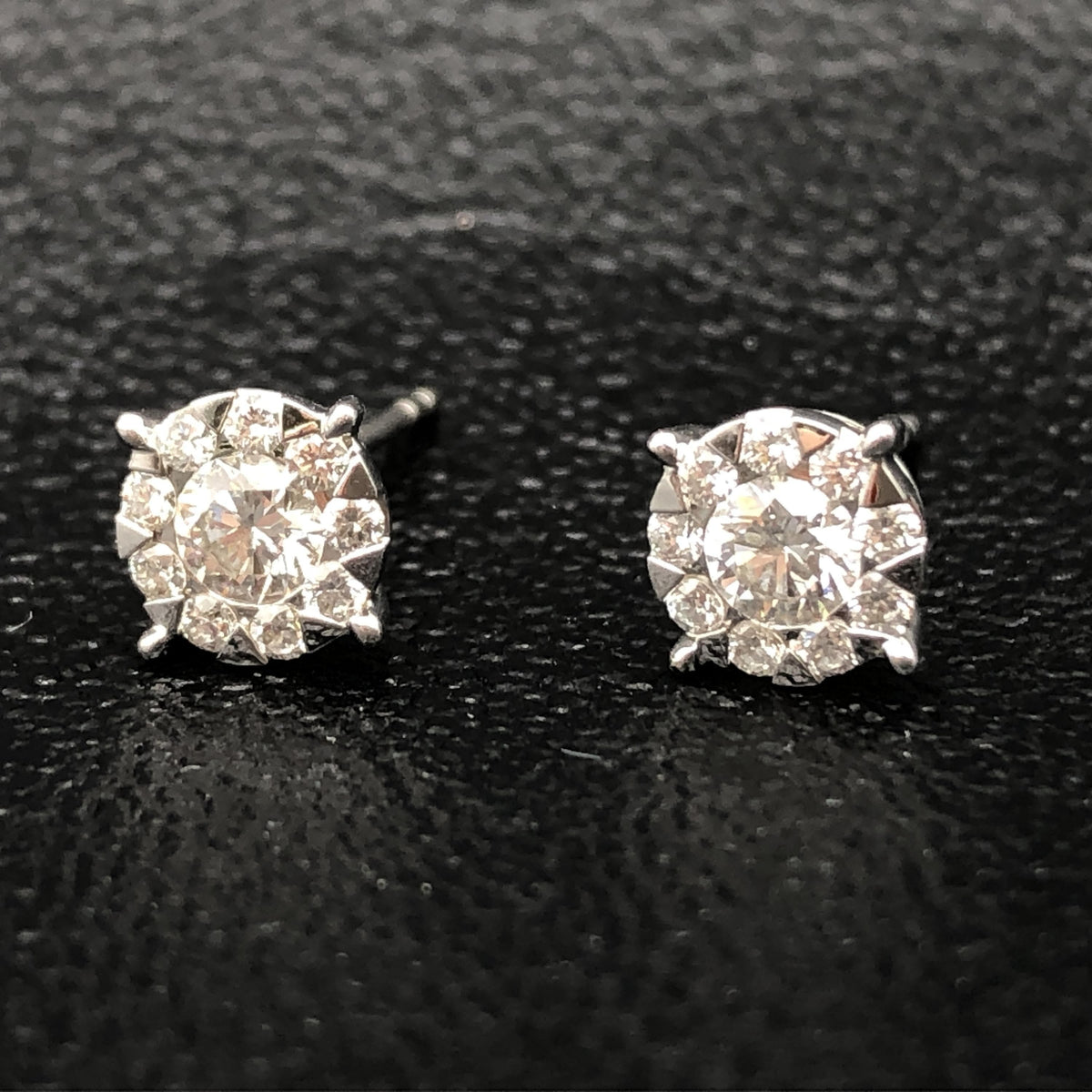 Custom Jewelry Custom Jewelry Diamond Pierces, D(0.41ct/0.242ct), K18WG, 1.6g C297392