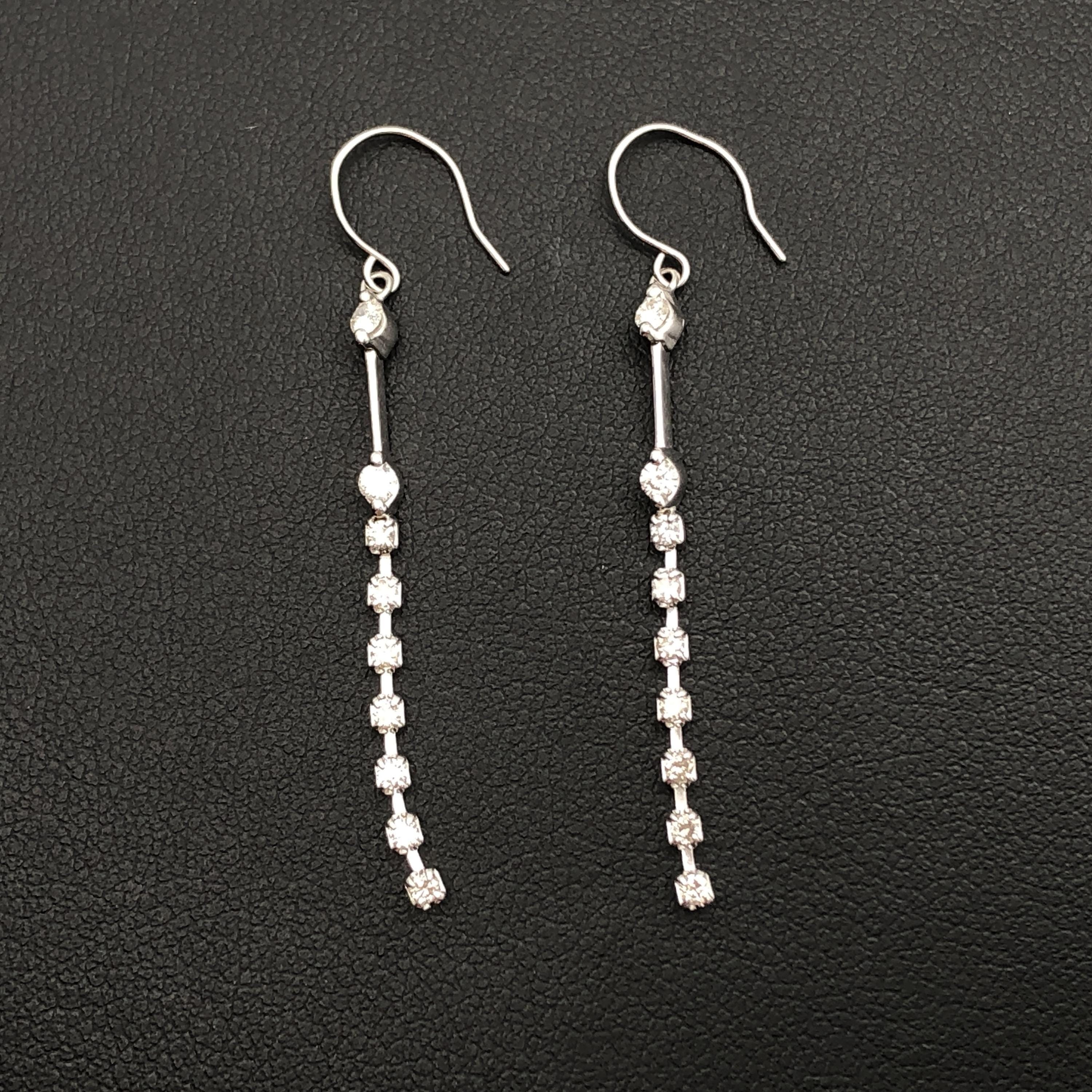 Custom Jewelry Custom Jewelry Diamond Pierces, K18WG, 1.6g C297105