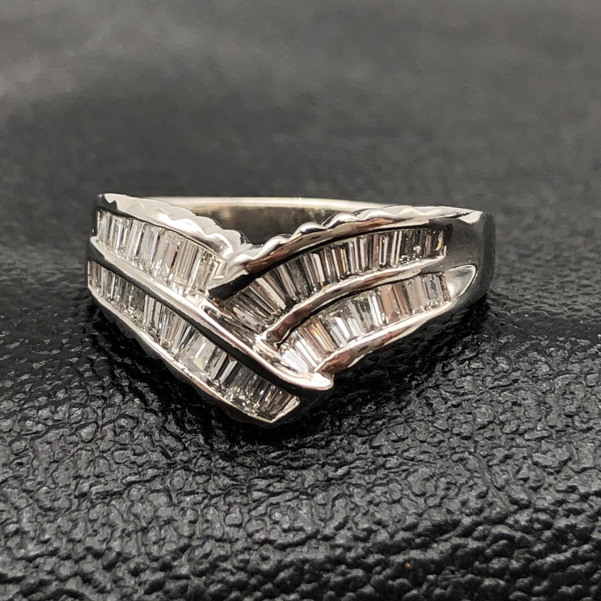 Custom Jewelry Custom Jewelry Diamond Ring, D(1.00ct), PT850, 6.1g, US Size 7.5 C297648
