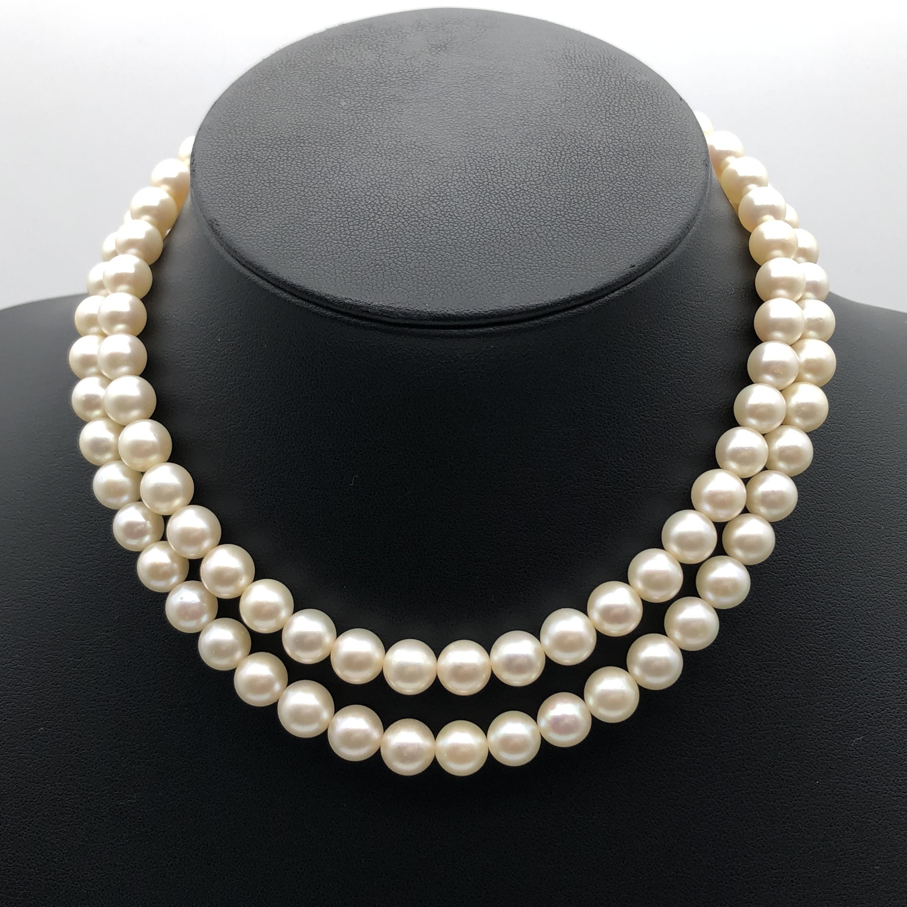 Custom Jewelry Custom Jewelry Pearl String Necklace, SV, 73.0g, 18inch C366322