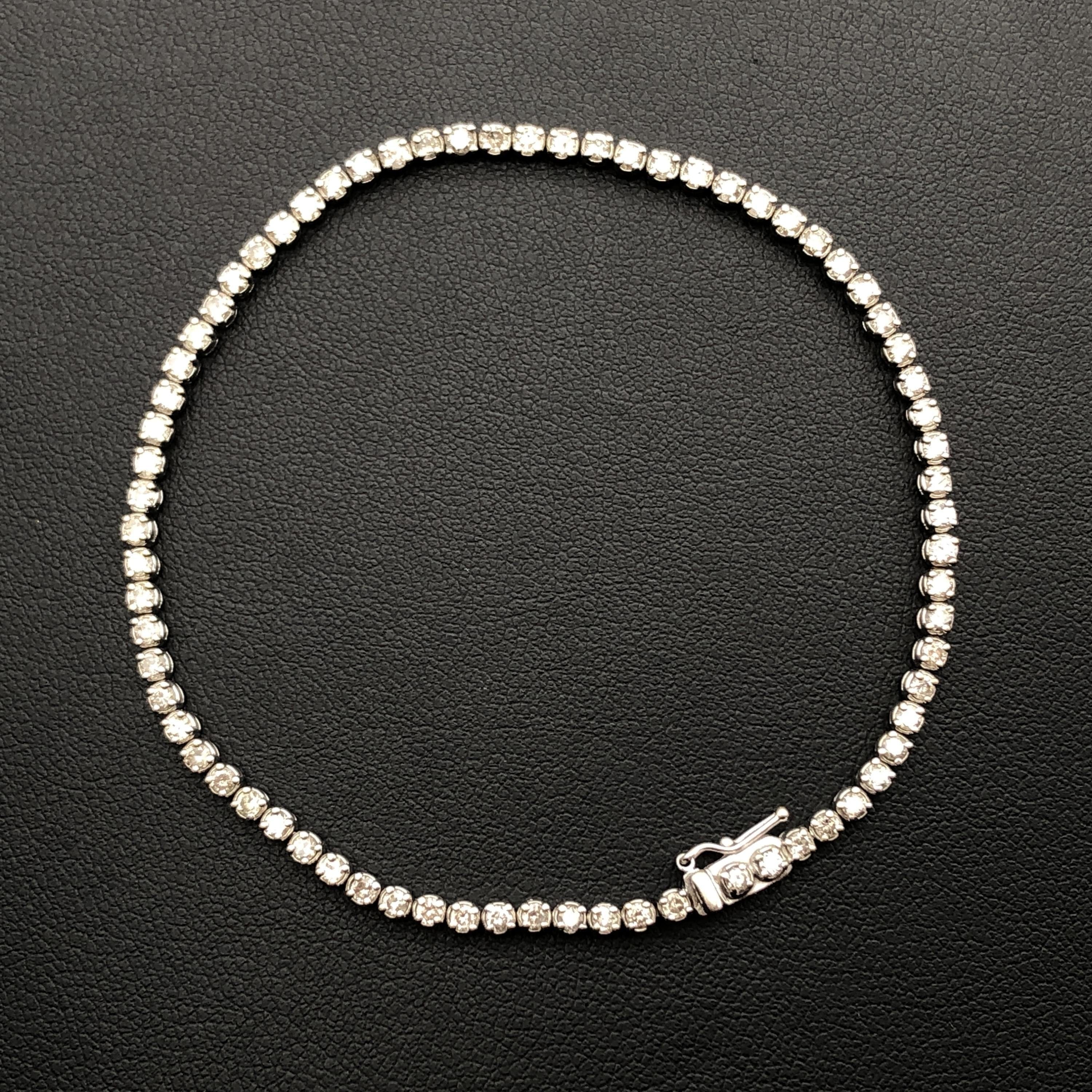 Custom Jewelry Custom Jewelry Tennis Bracelet, K18 Gold C355730