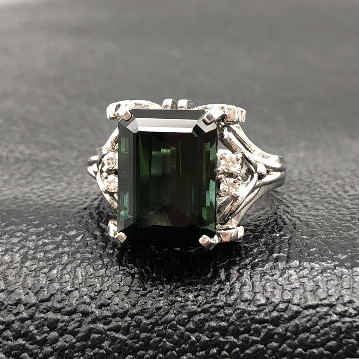 Custom Jewelry Custom Jewelry Tourmaline Diamond Ring, T(4.13ct), PT900, 7.2g, US Size 5.25 C297661