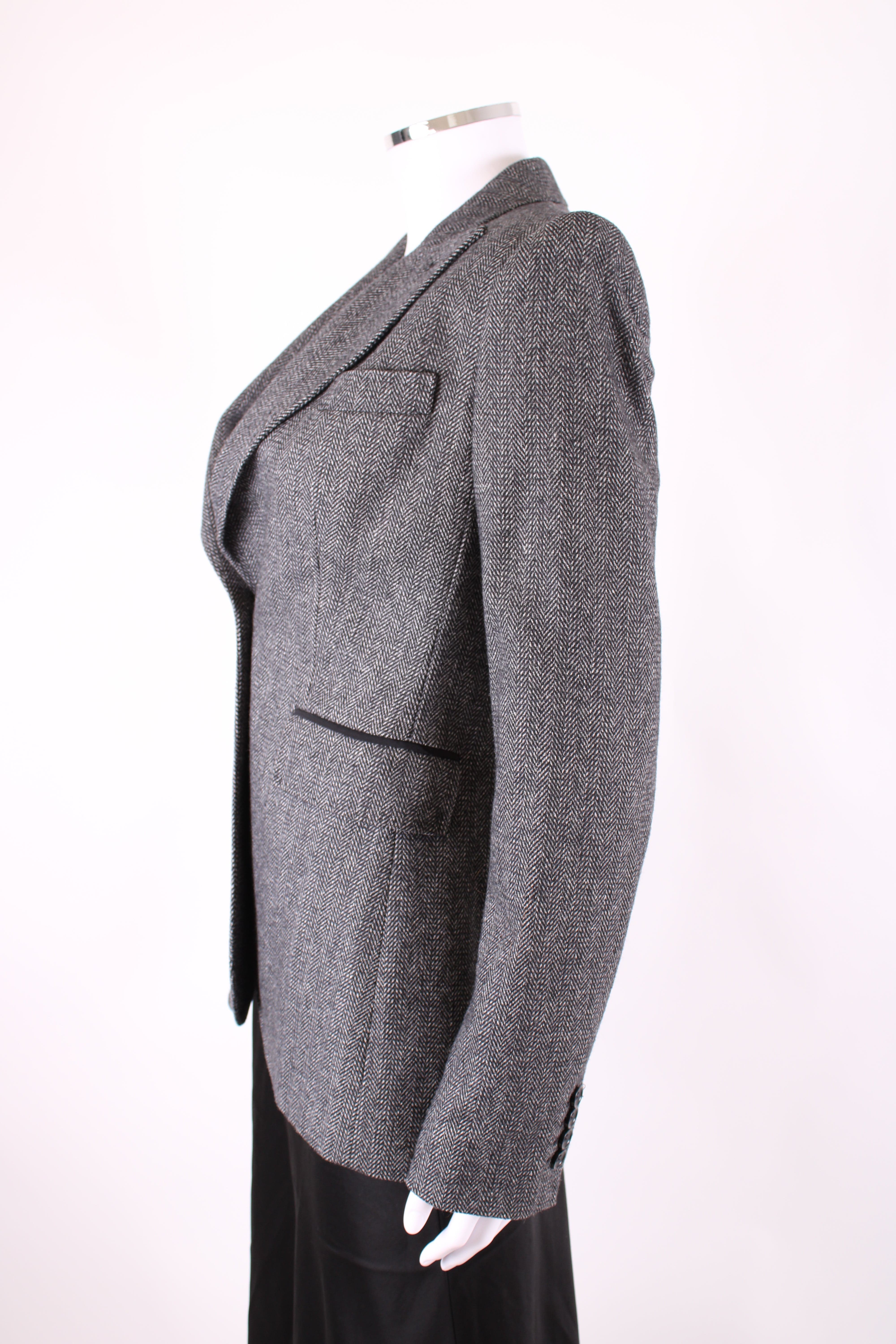 D&G D&G Blazer Grey Herringbone IT42