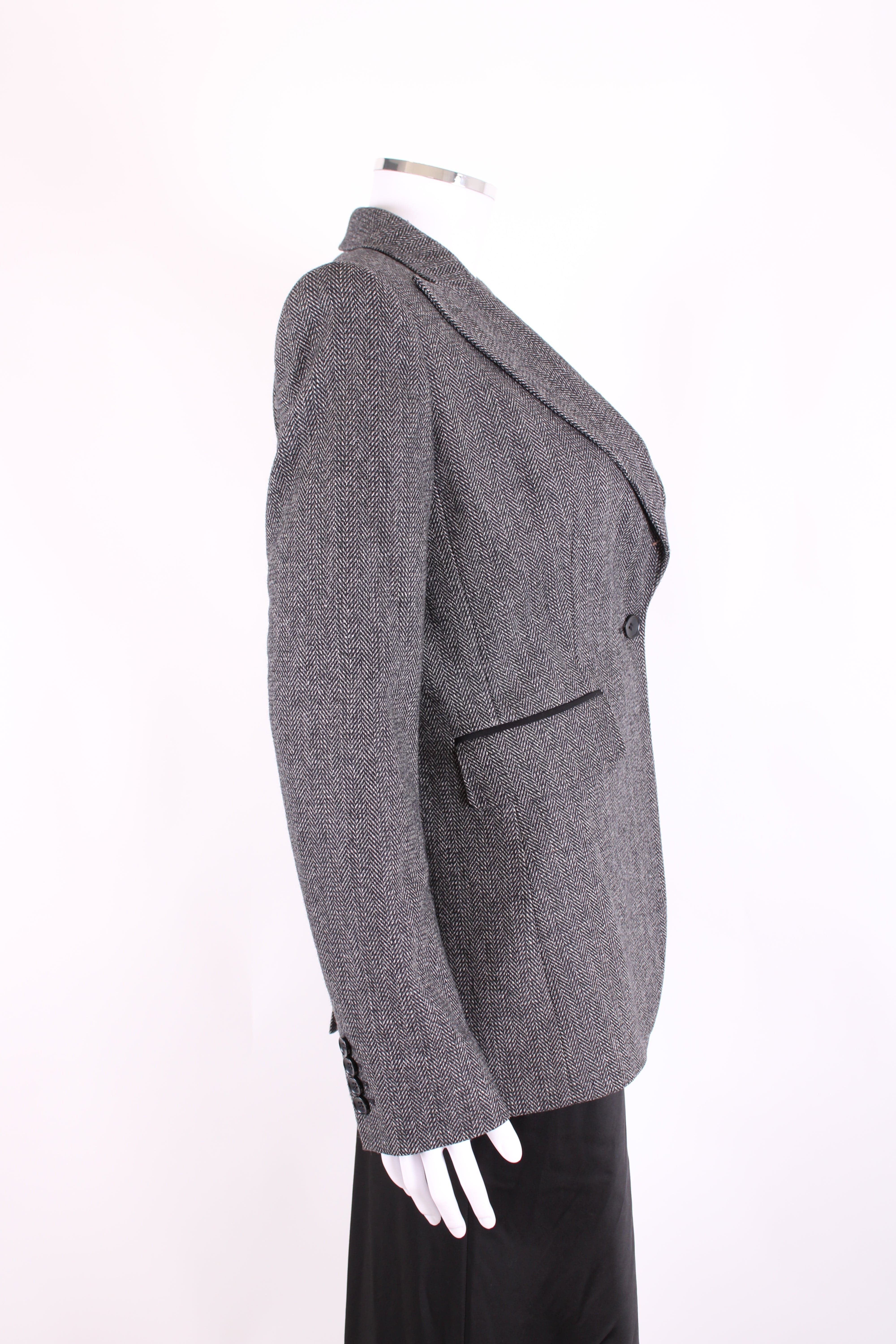D&G D&G Blazer Grey Herringbone IT42