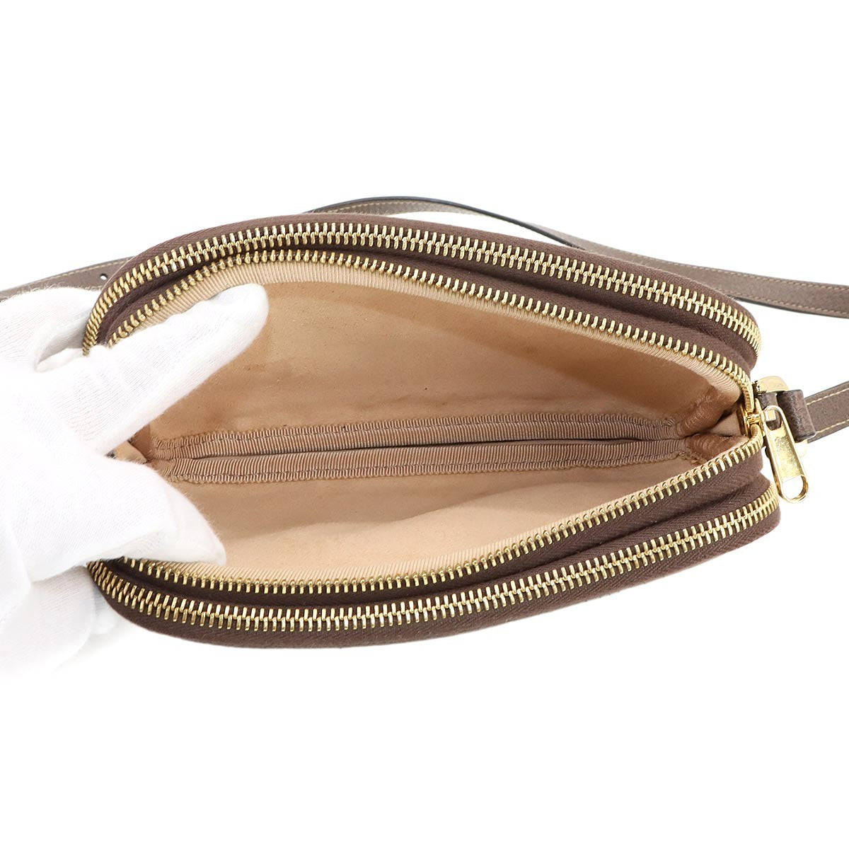 GUCCI Ophidia Mini Shoulder Bag GG Supreme Canvas Beige Brown 546597 902966915