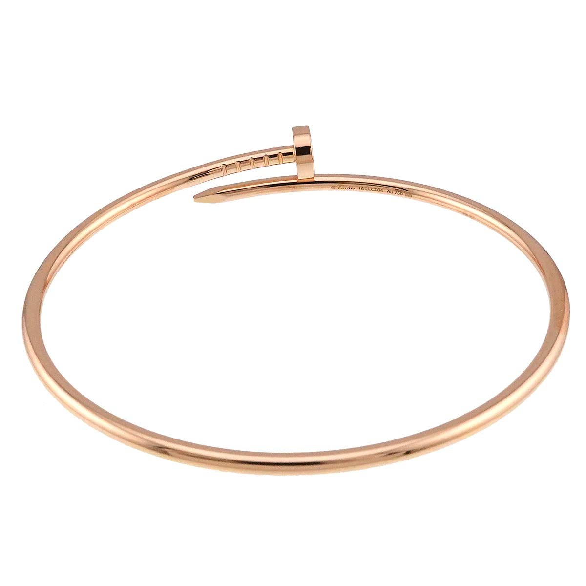 Cartier Juste Un Clou SM Bracelet 18K Pink Gold 750 size18 902976064