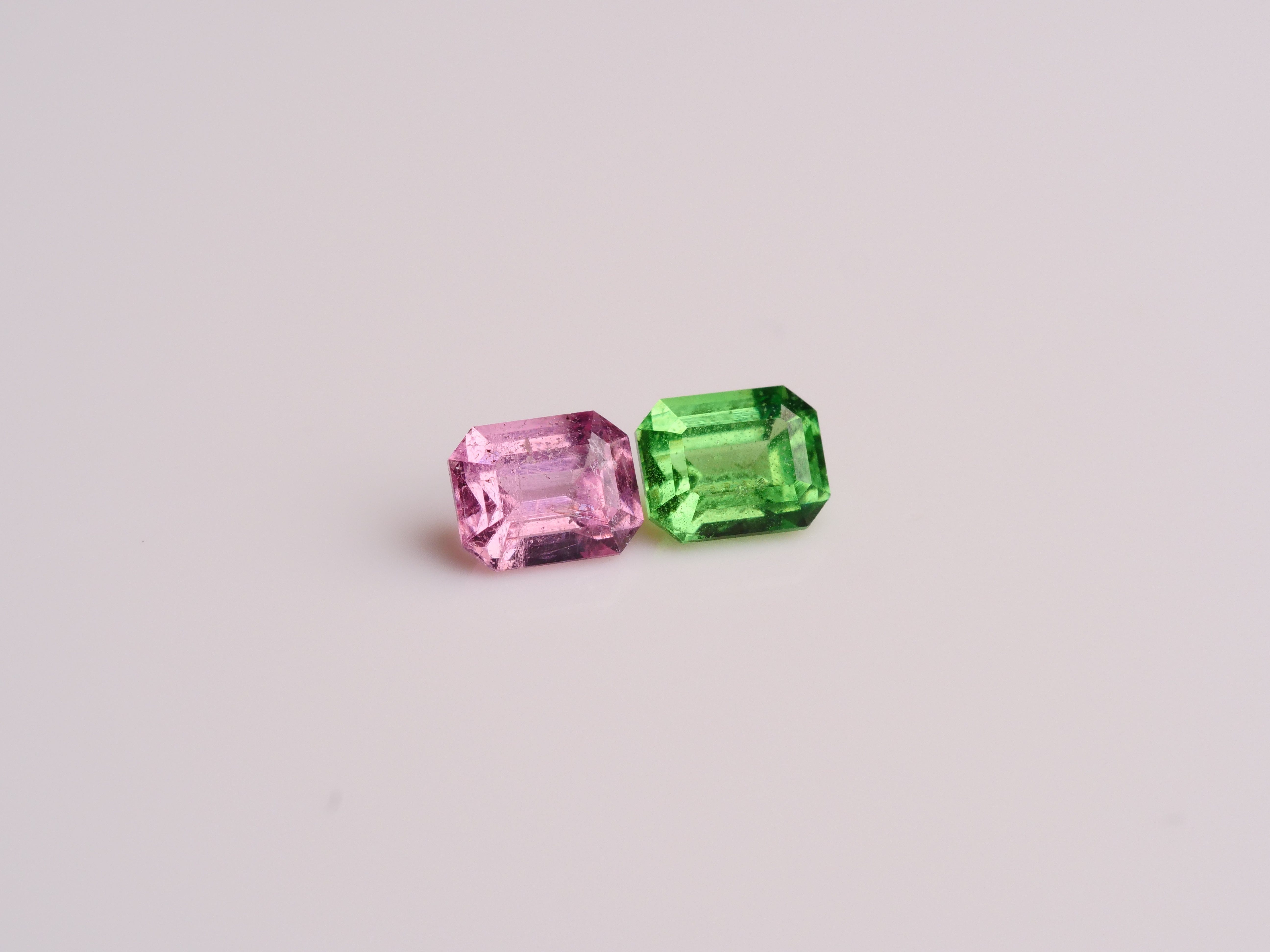 David Harry Jewels 1.95ct Tsavorite Garnet and Tajik Spinel Pair