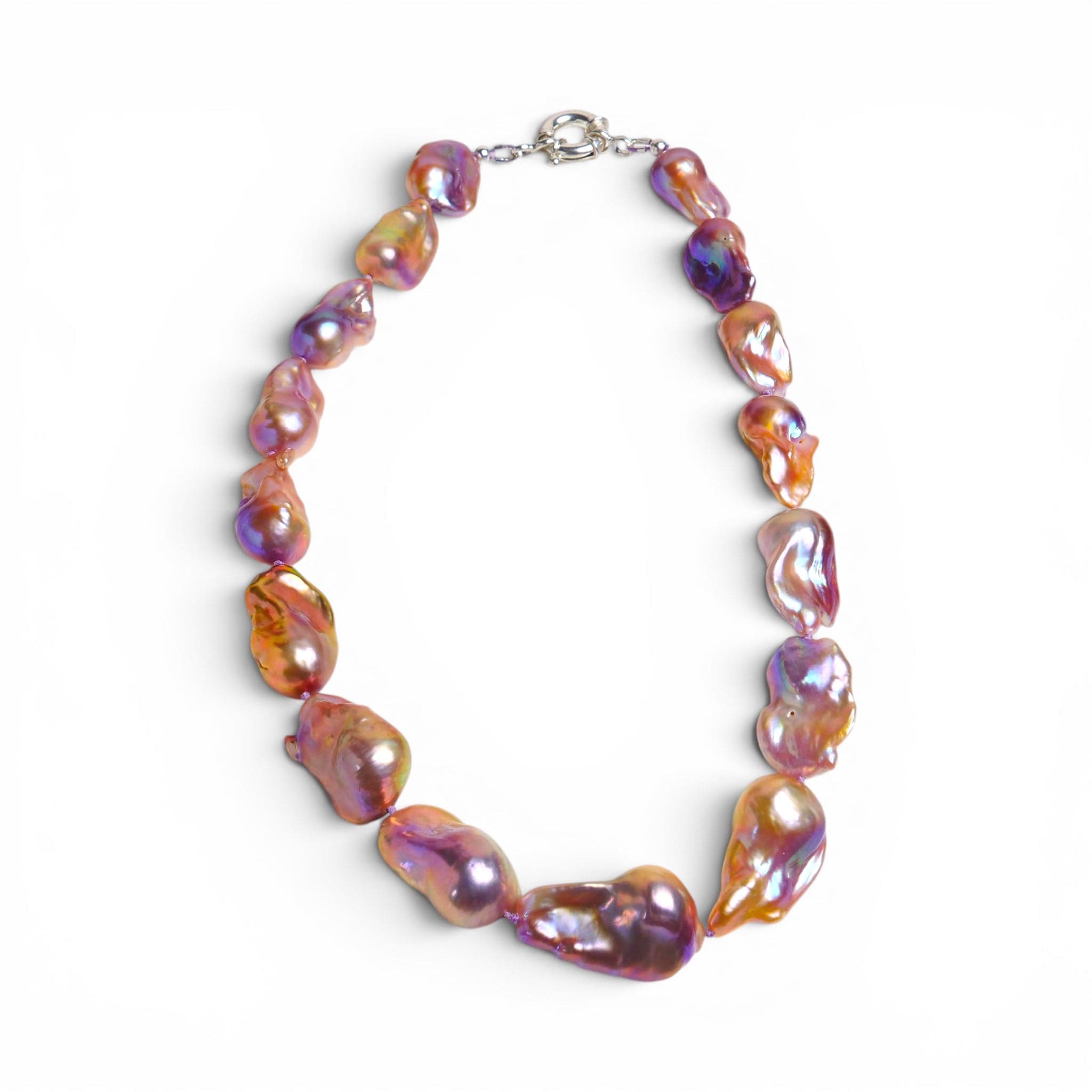 David Harry Jewels 18.5" fireball pearl necklace
