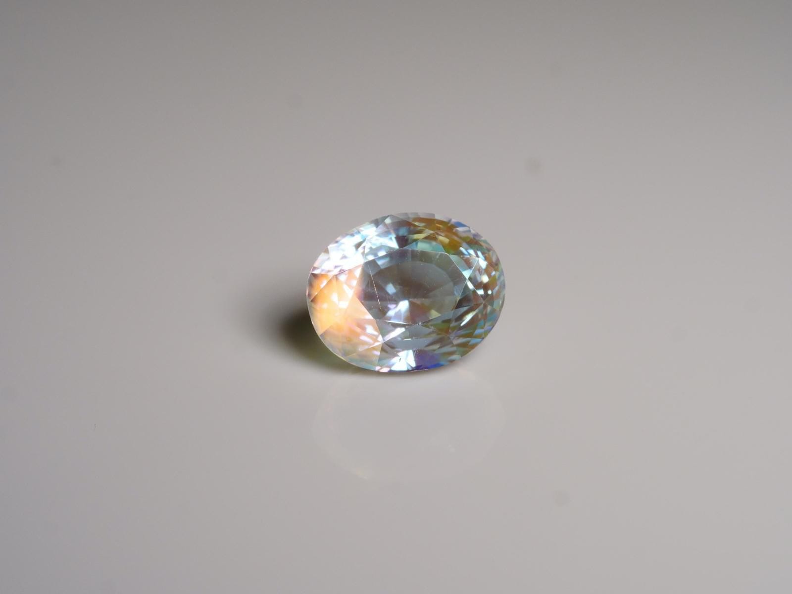 David Harry Jewels 2ct Madagascan Rainbow Moonstone oval cut pair