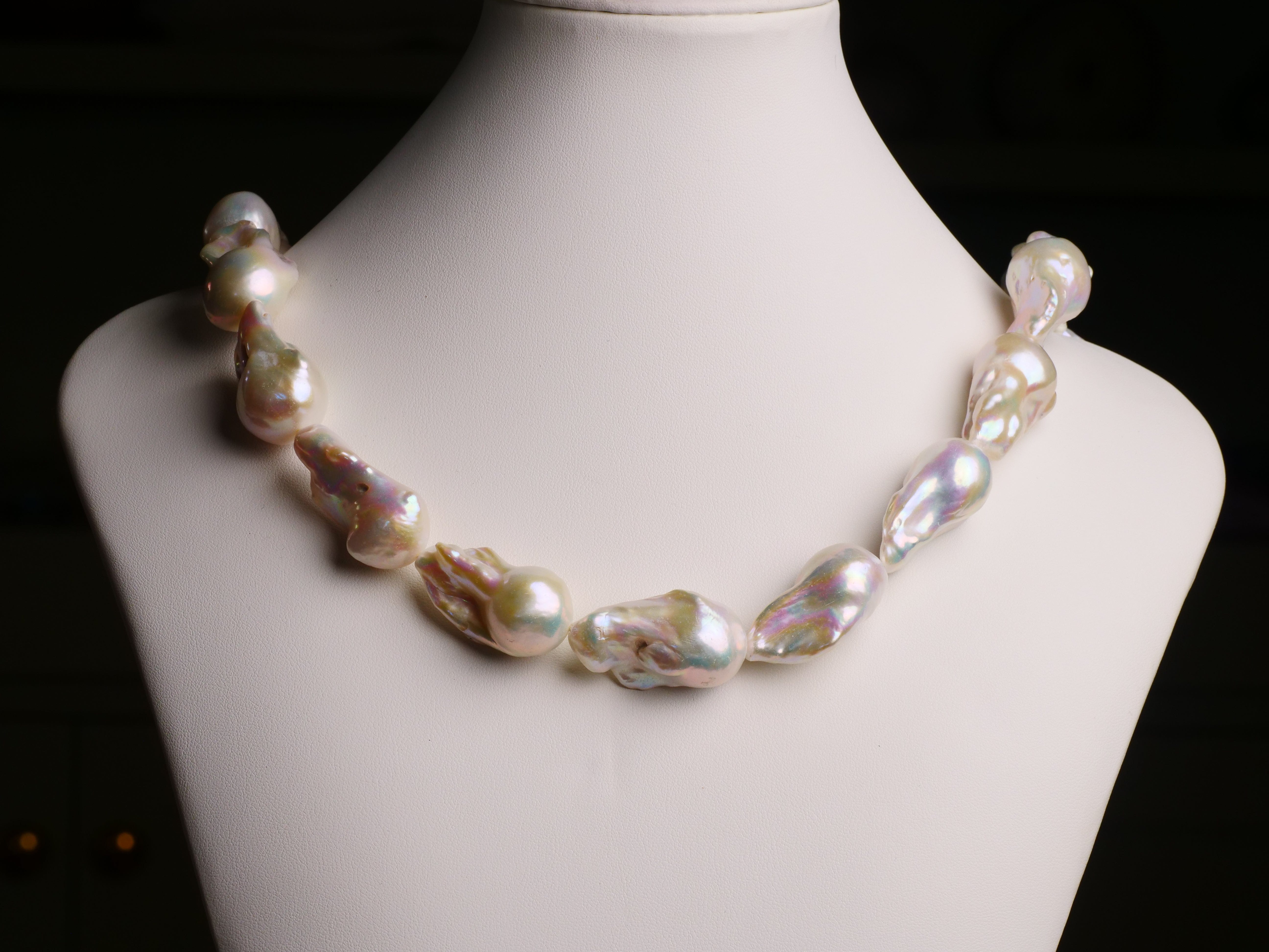 David Harry Jewels Fireball Pearl Necklace