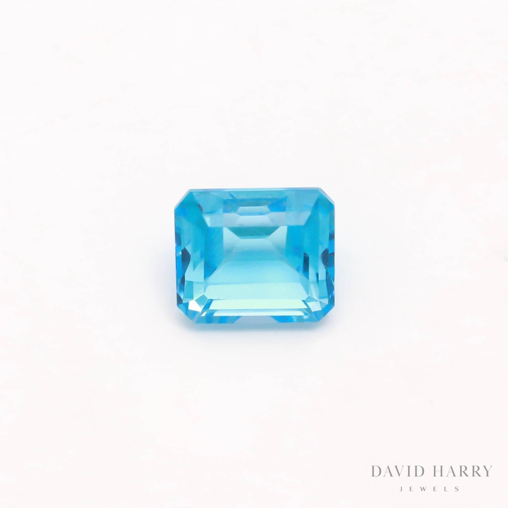 David Harry Jewels 10.93ct Swiss Blue Topaz