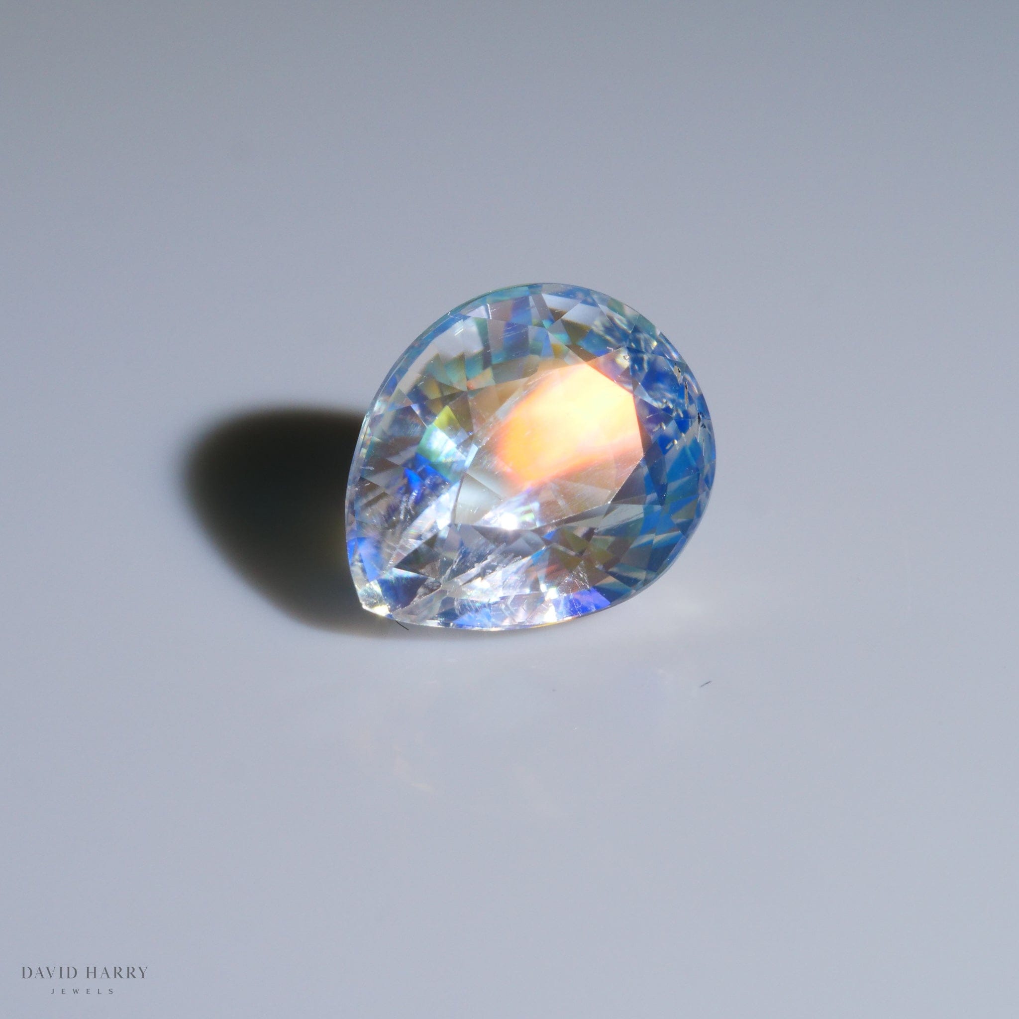2.09ct Madagascan Rainbow Moonstone pear