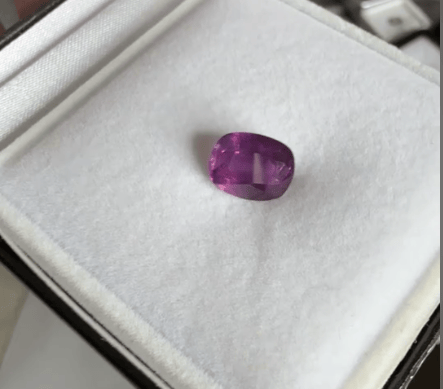David Harry Jewels 2.69ct Certified No Heat Kashmir Purple Sapphire