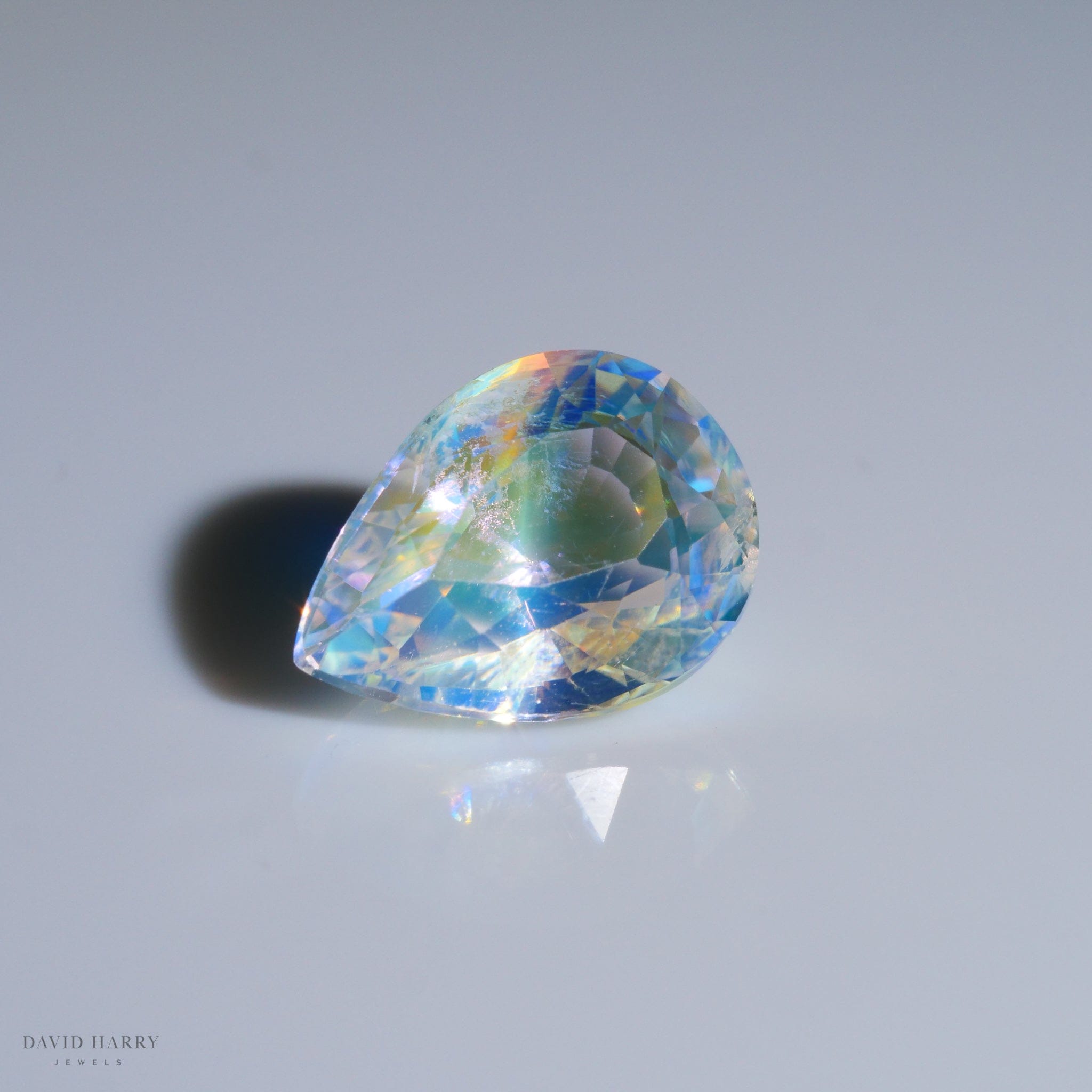 David Harry Jewels 2.89ct Madagascan Rainbow Moonstone pear