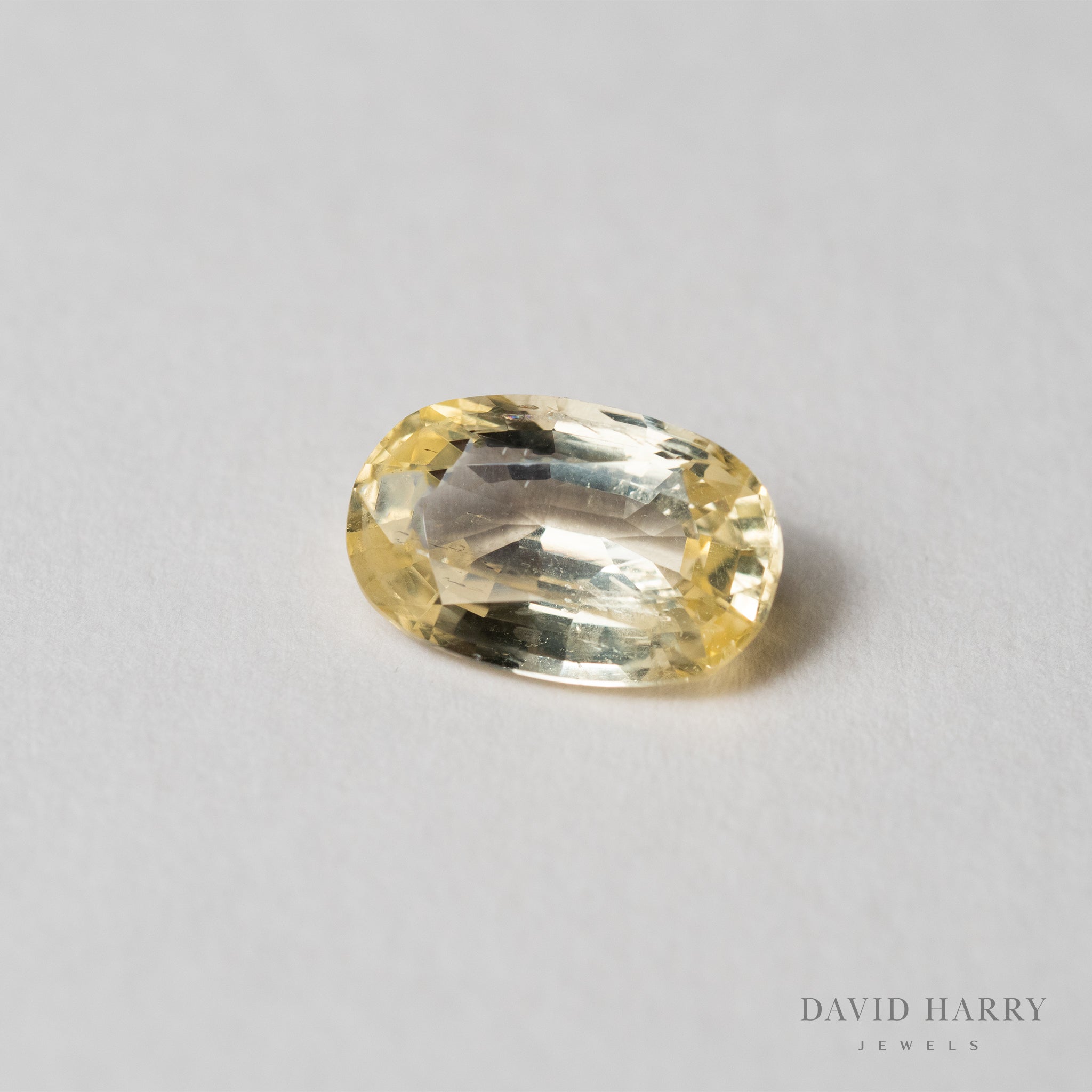 David Harry Jewels 3.17ct No Heat Ceylon Yellow Sapphire