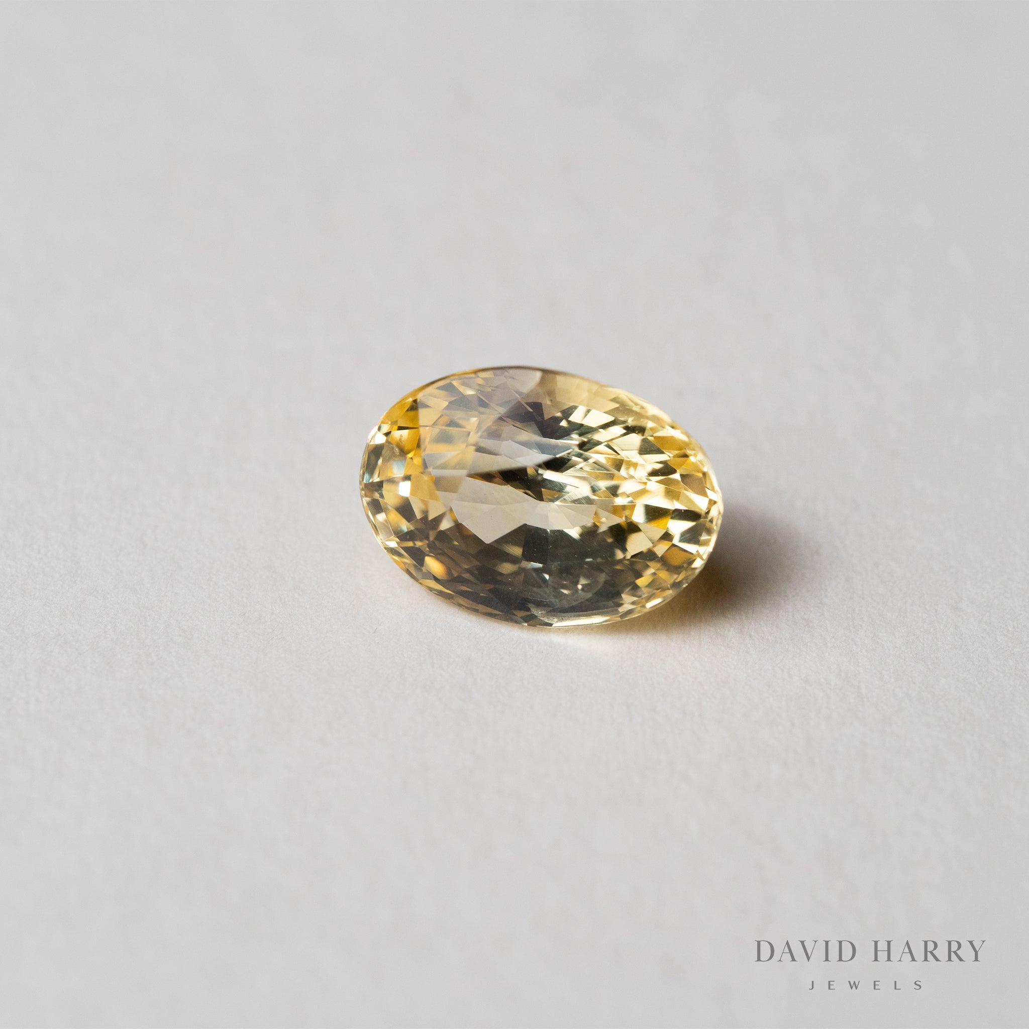 David Harry Jewels 3.47ct No Heat Ceylon Yellow Sapphire