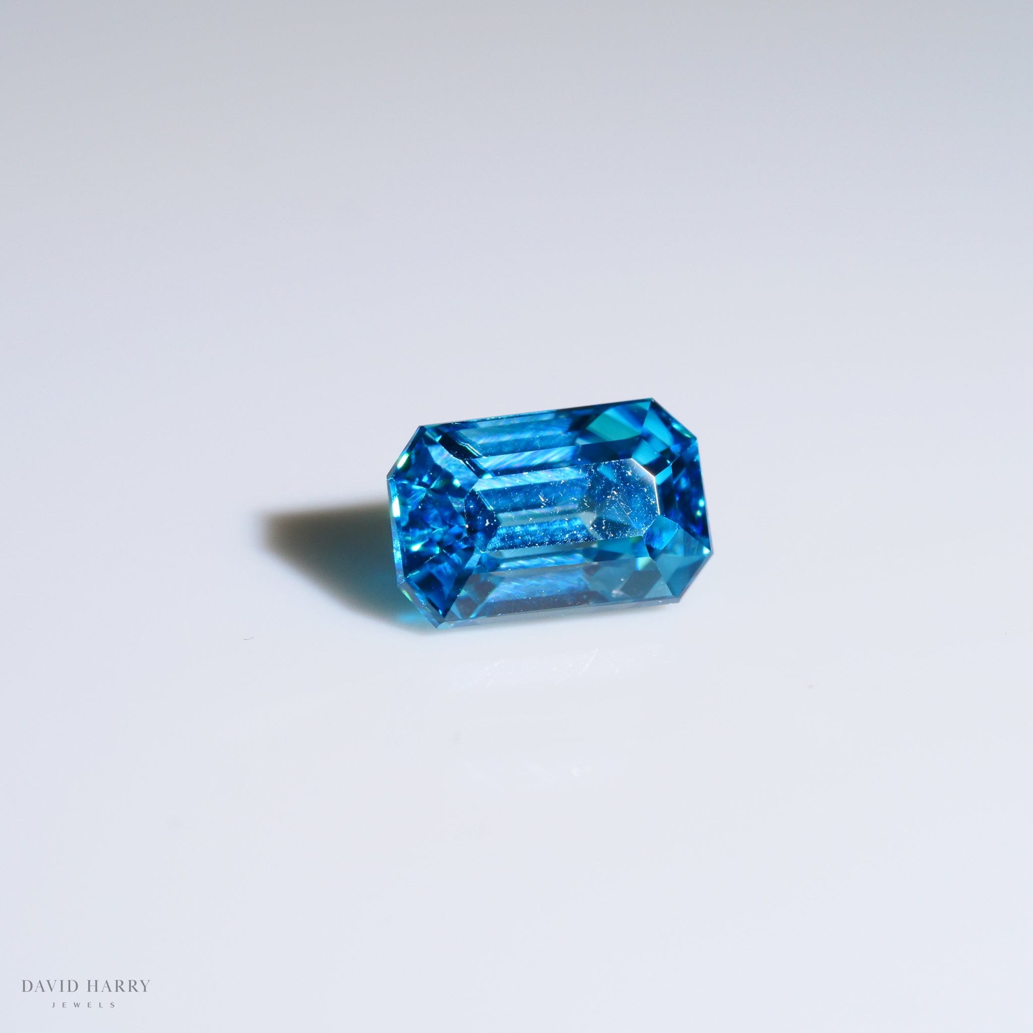 David Harry Jewels 3.79ct Blue Zircon